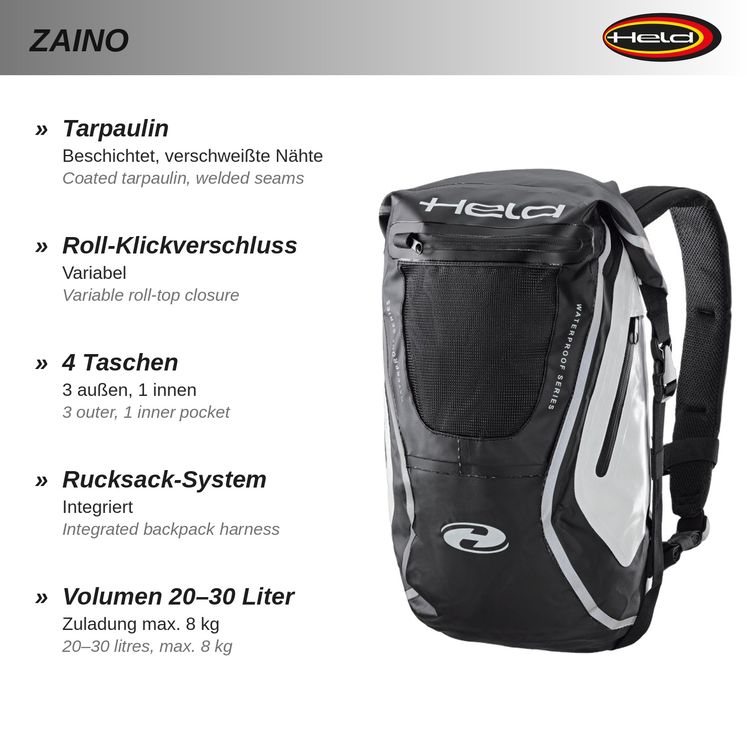 Zaino Touring backpack