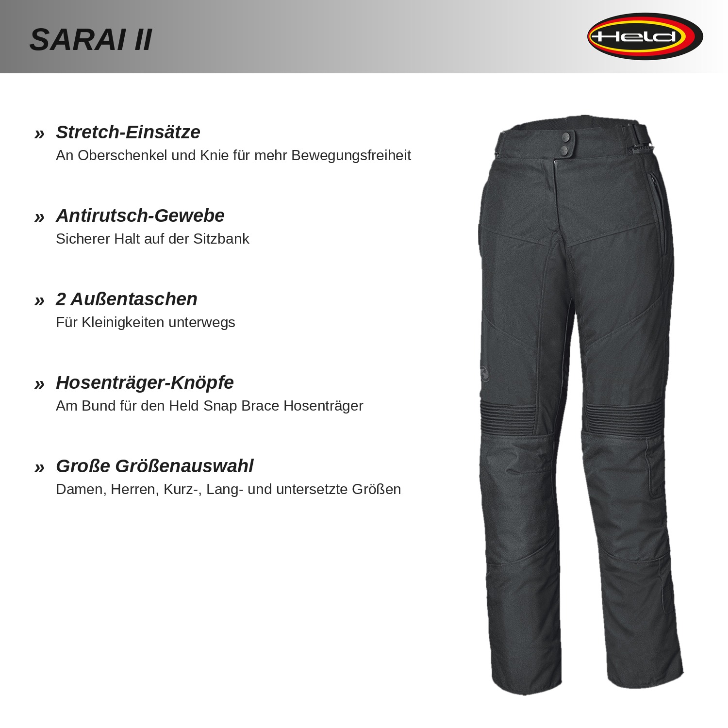 Sarai II Pantalon touring