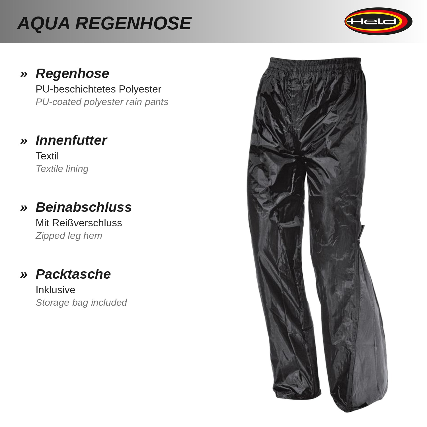 Aqua Regenhose