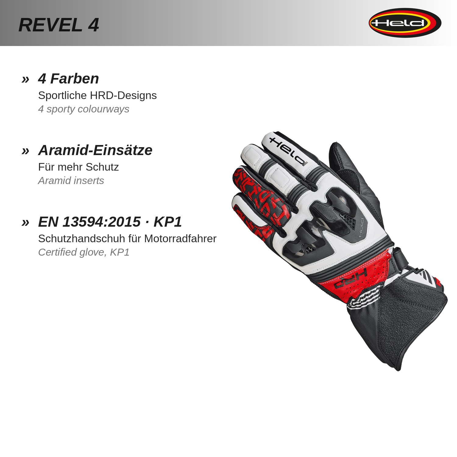 Revel 4 gant de sport