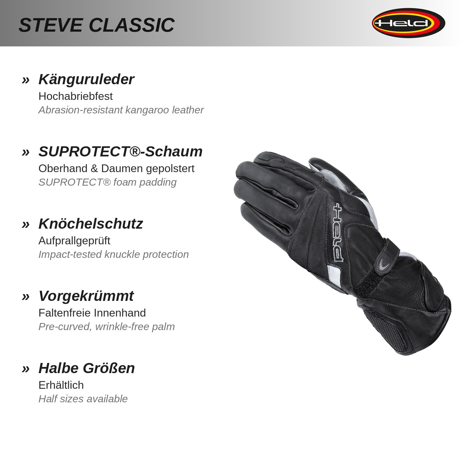 Steve Classic Tourenhandschuh