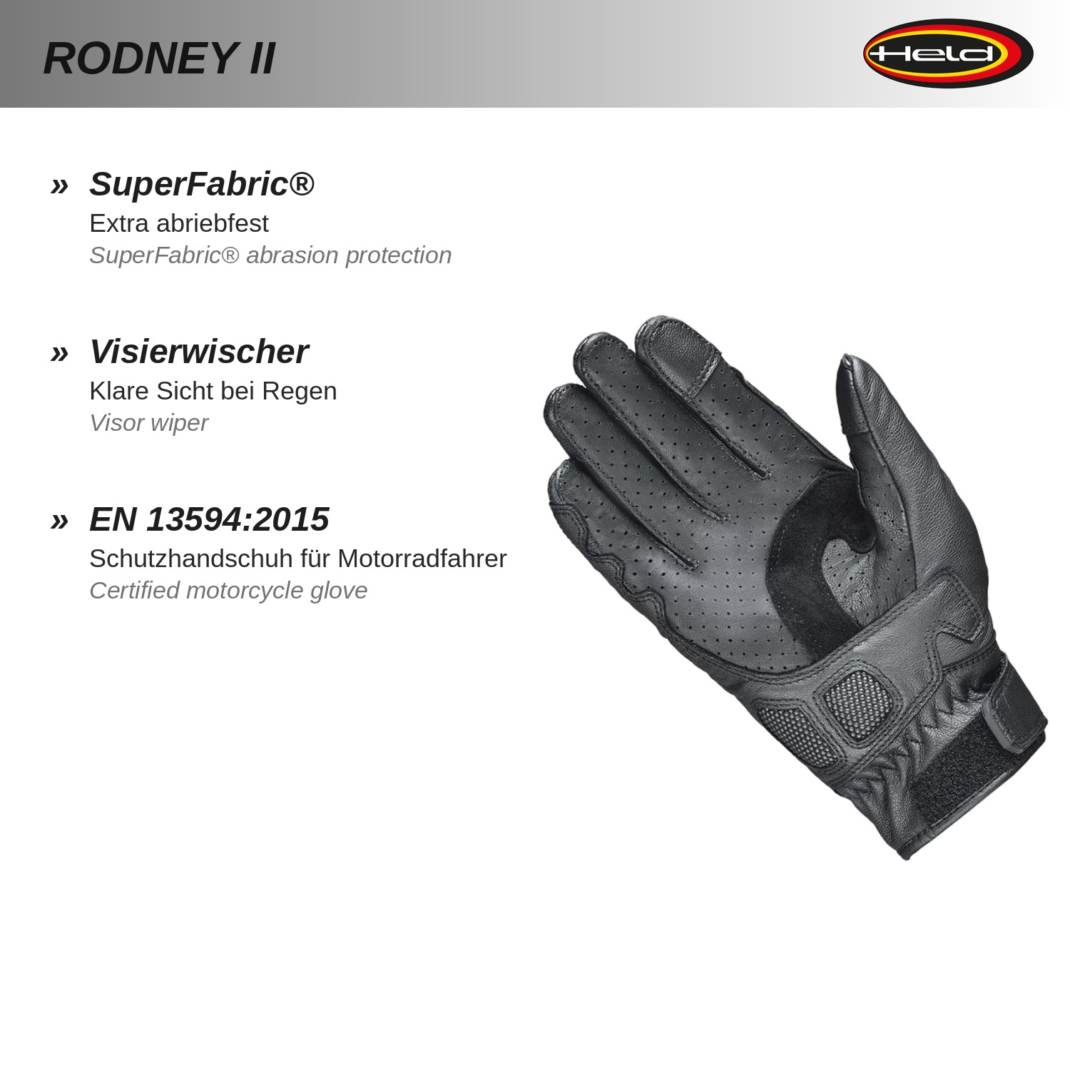 Rodney II Summer glove 