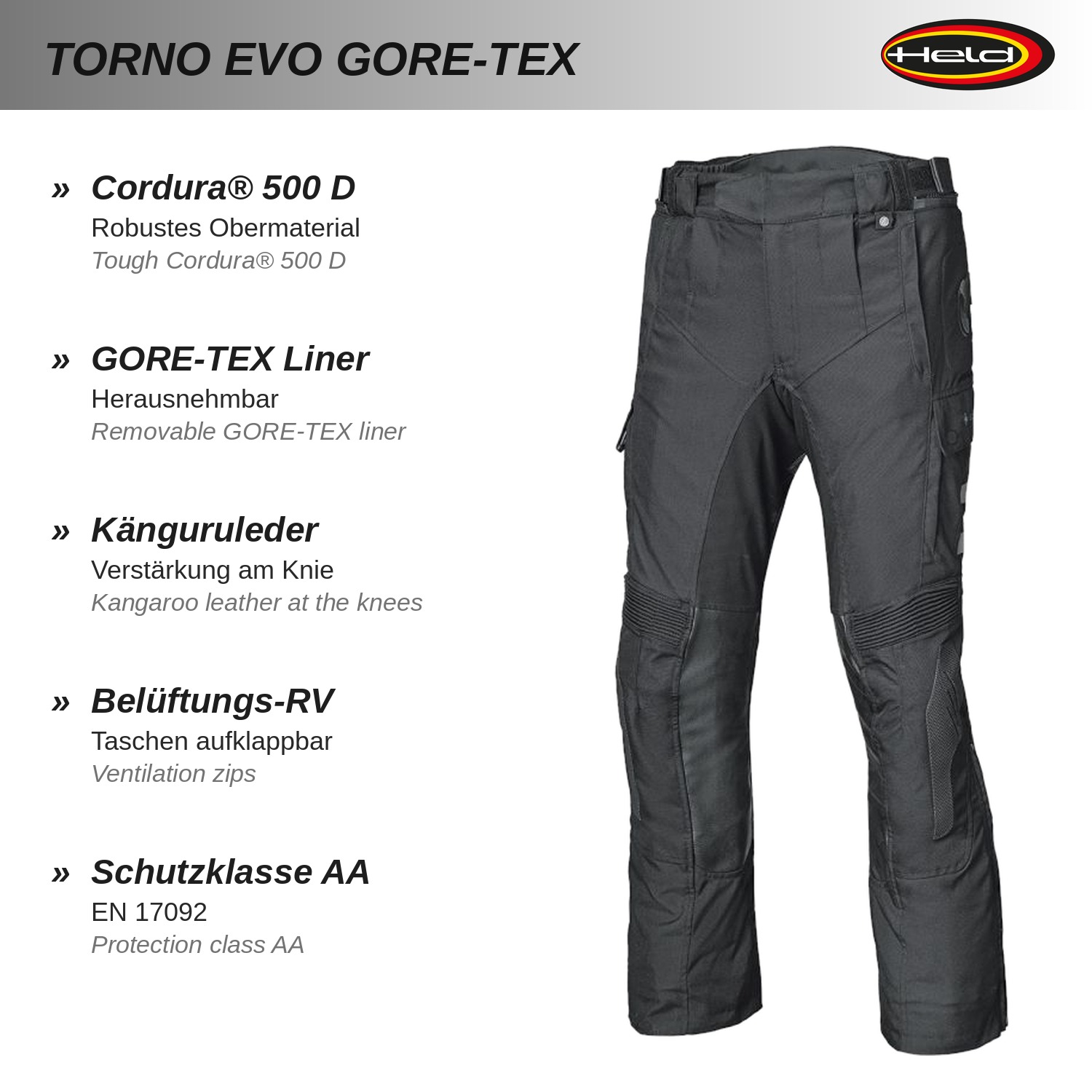 Torno Evo GORE-TEX Touringhose