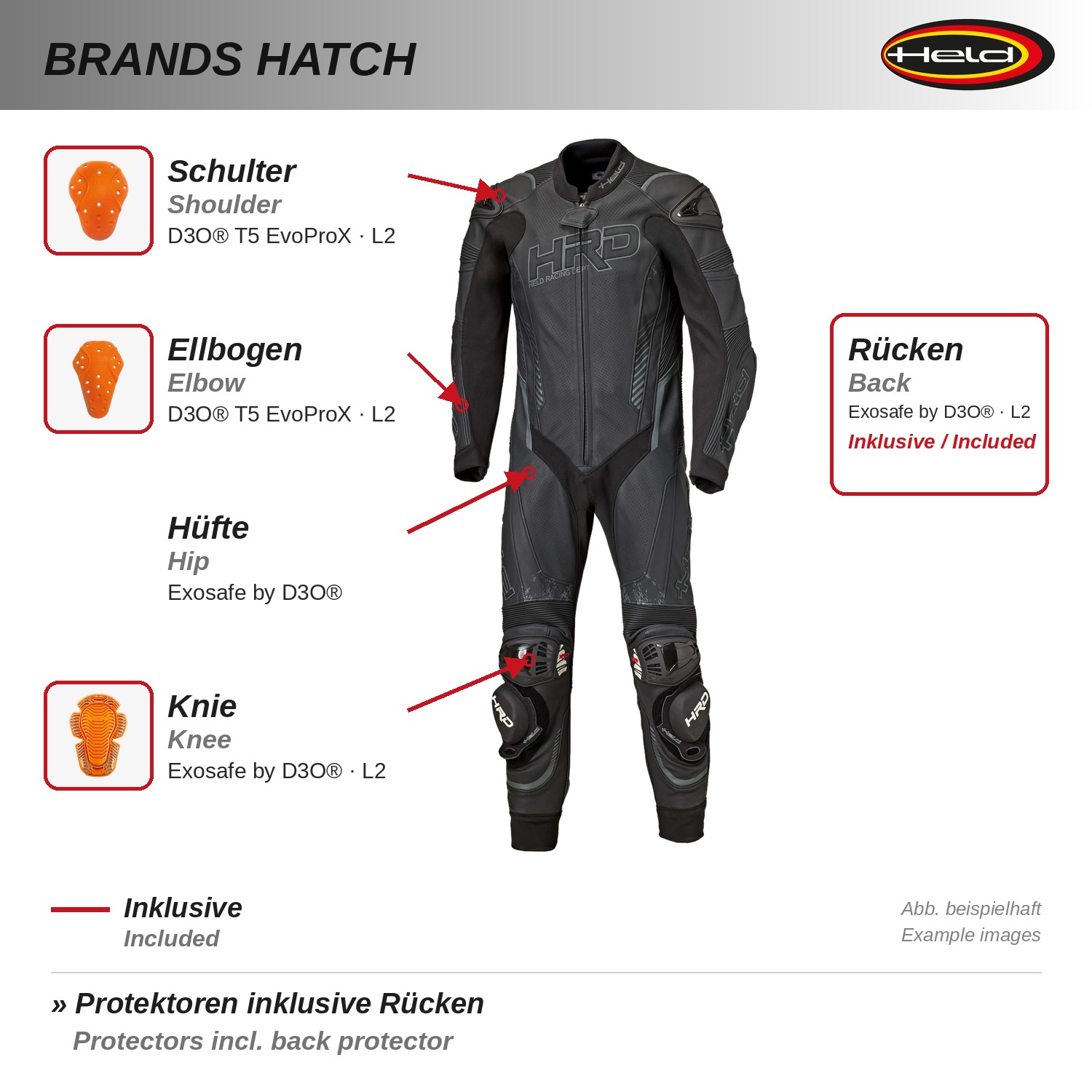 Brands Hatch Combinaison tout cuir