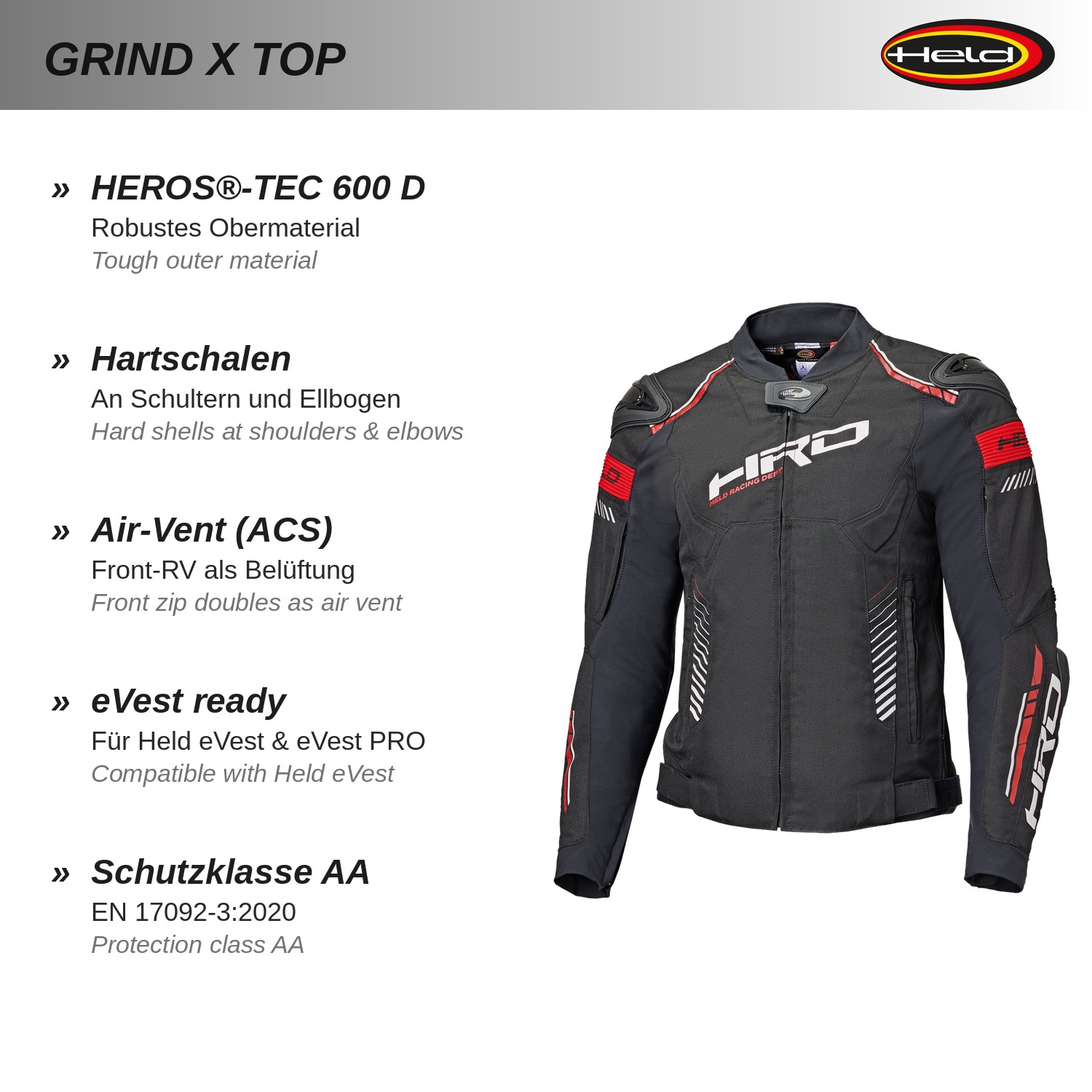 Grind X Top Sportjacke