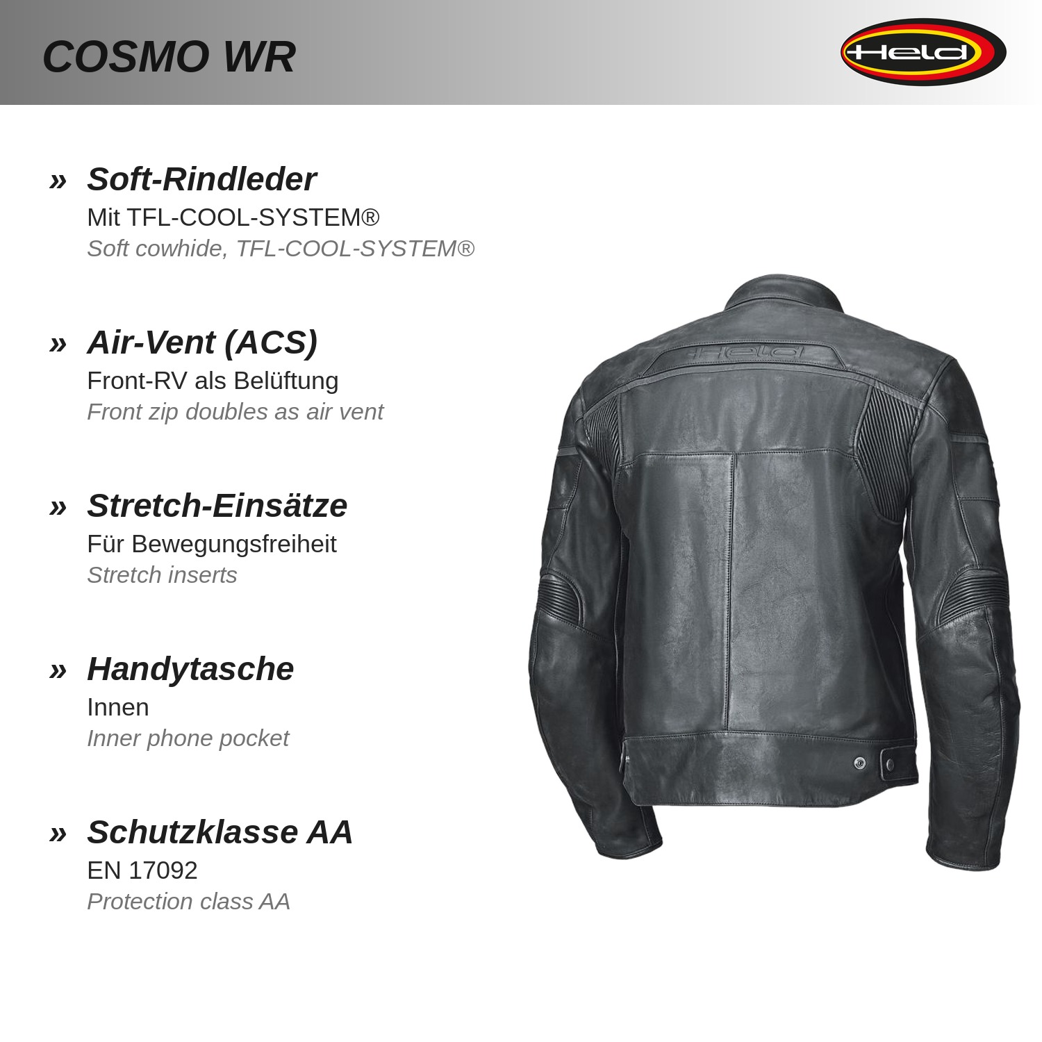 Cosmo WR Giacca touring 