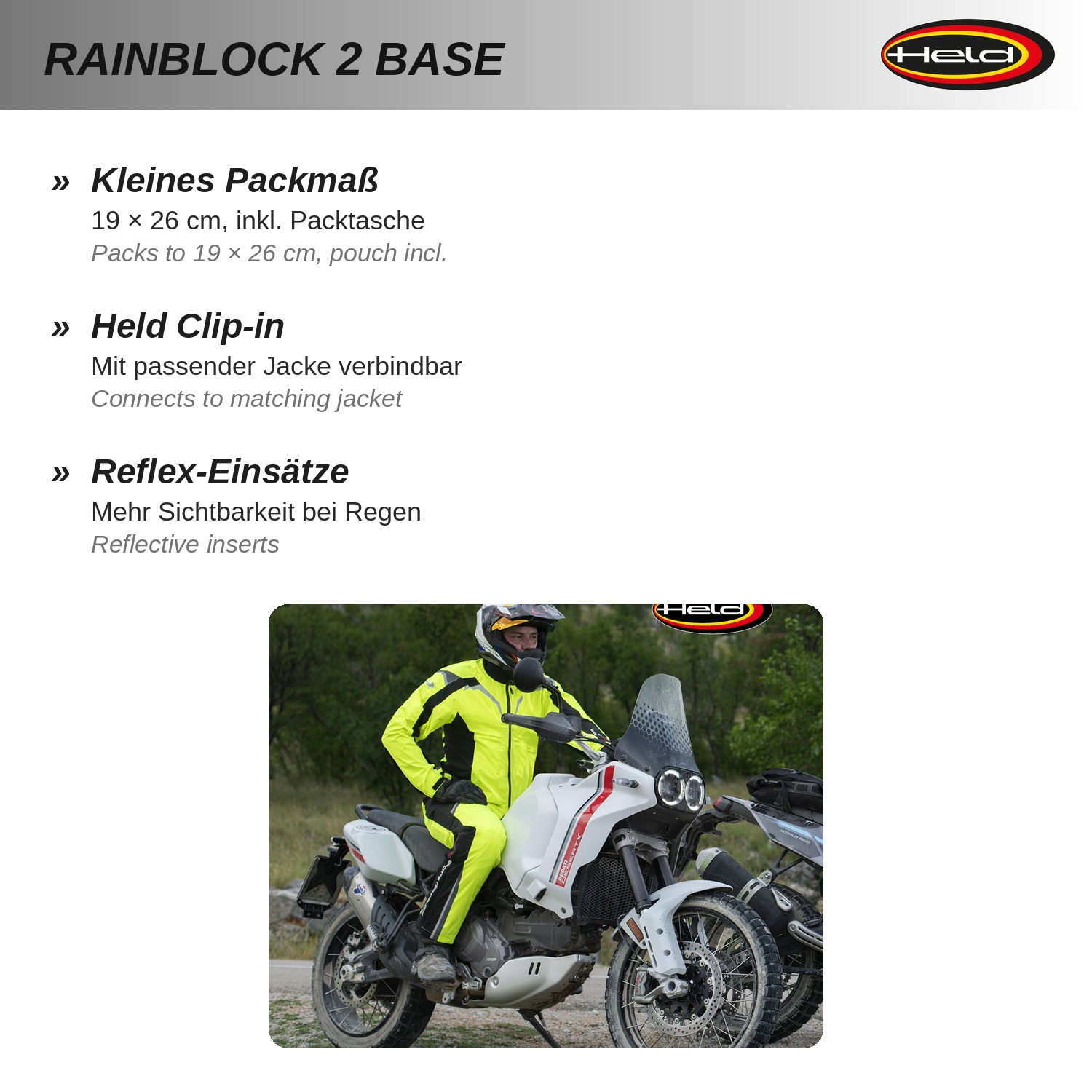Rainblock 2 Base Sur-pantalon étanches