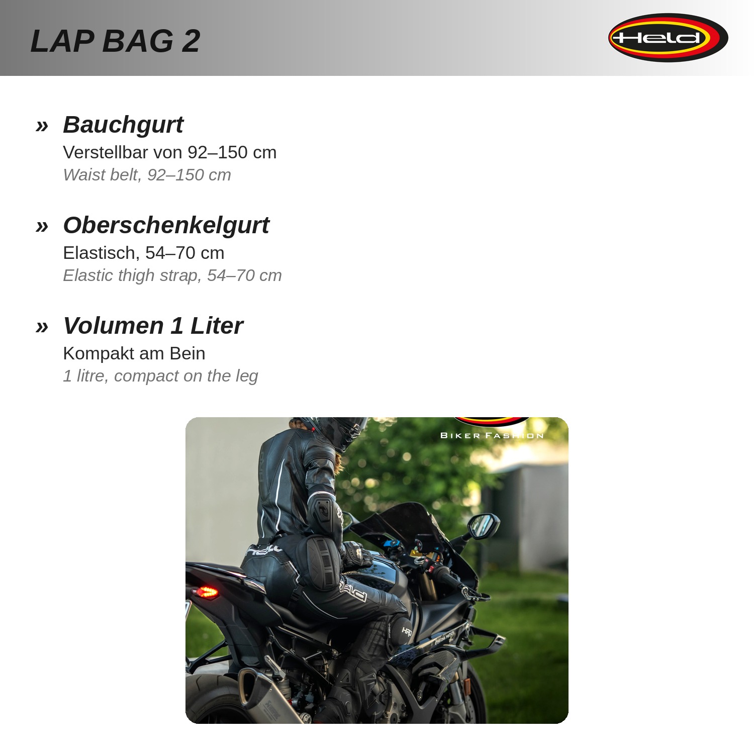 Lap Bag 2 Sacoche holster de cuisse