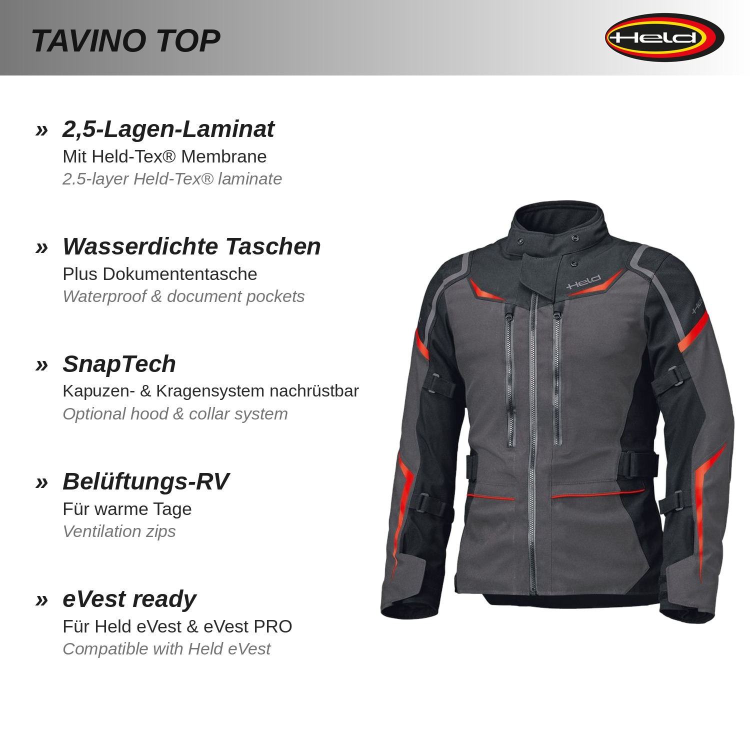 Tavino Top Veste Adventure