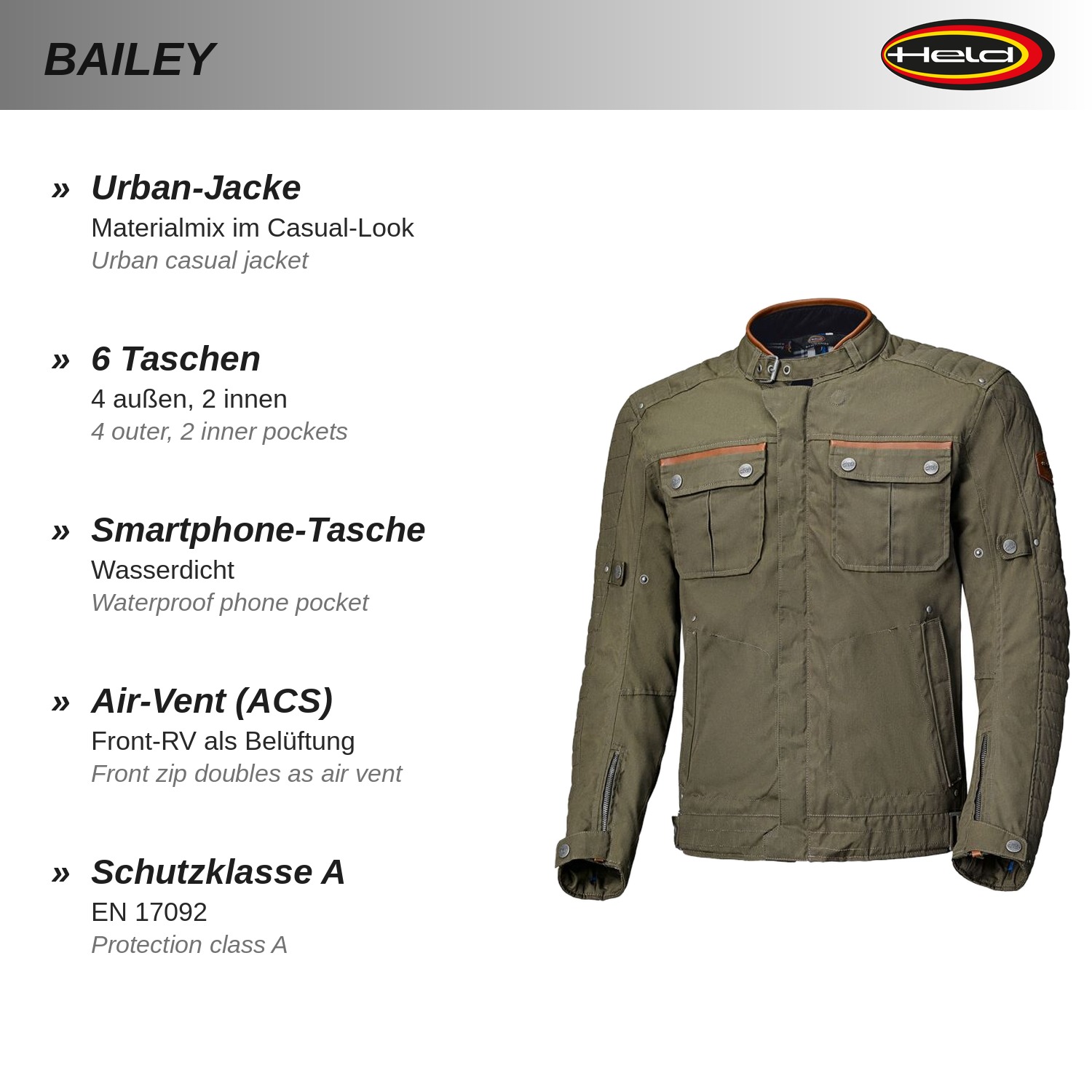 Bailey  Veste