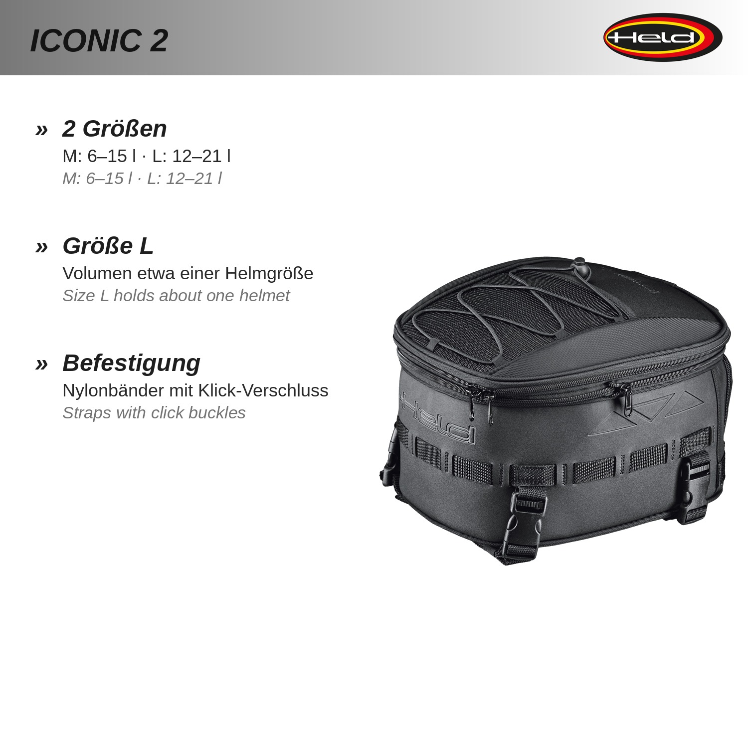 Iconic 2 Rear pocket