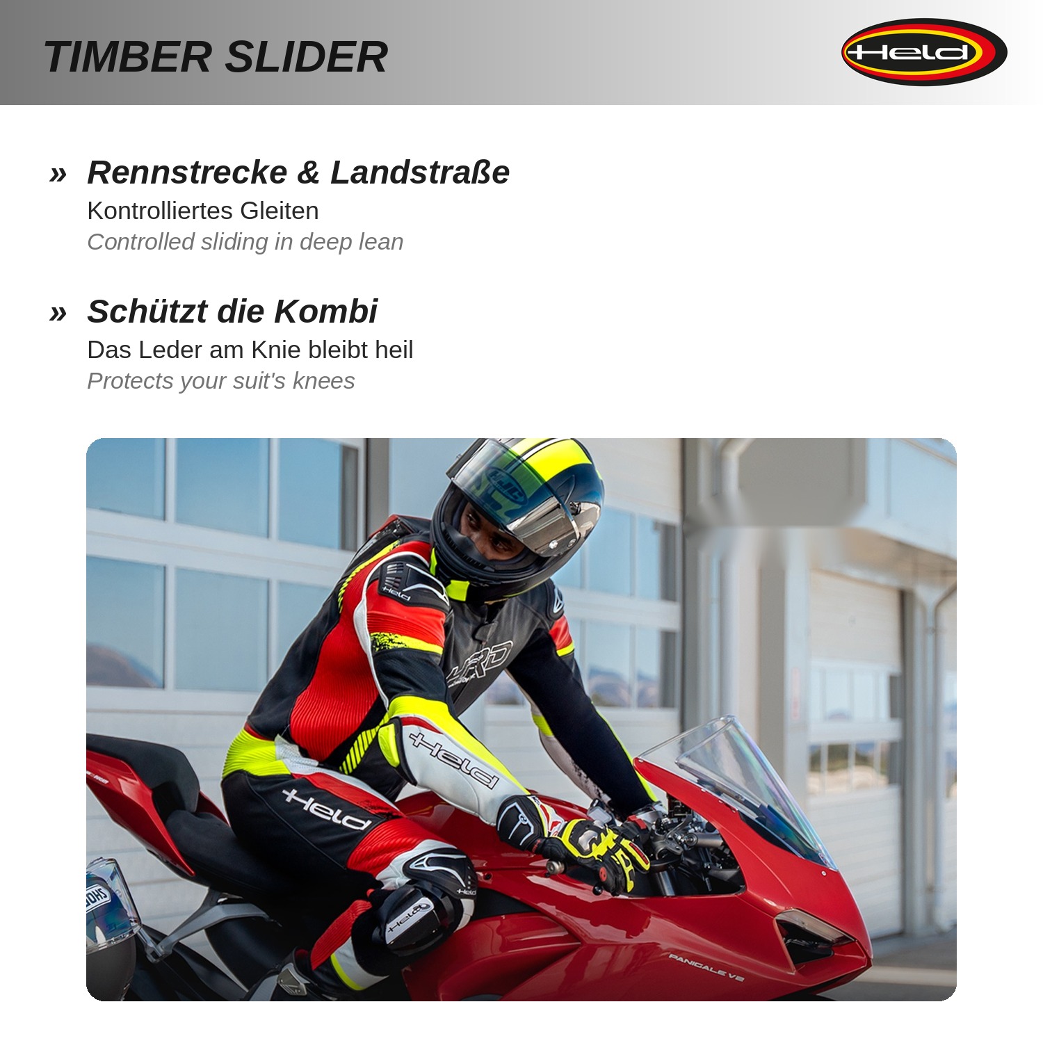 Timber Slider Knieschleifer aus Holz