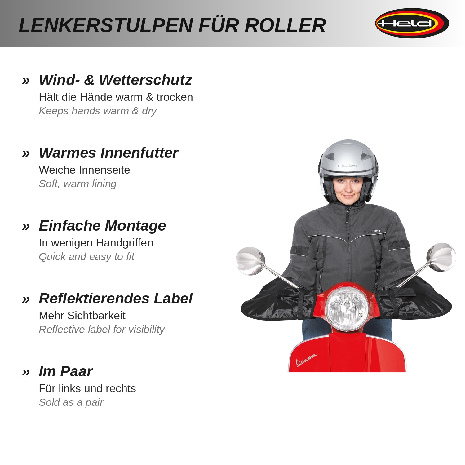 Housse moto Manchos de protection pour les scooters 