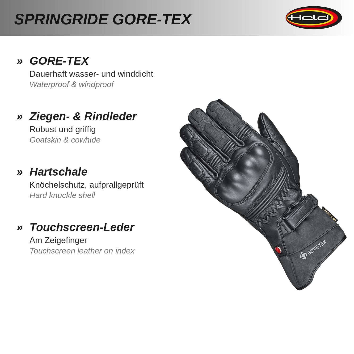 Springride GORE-TEX guanto