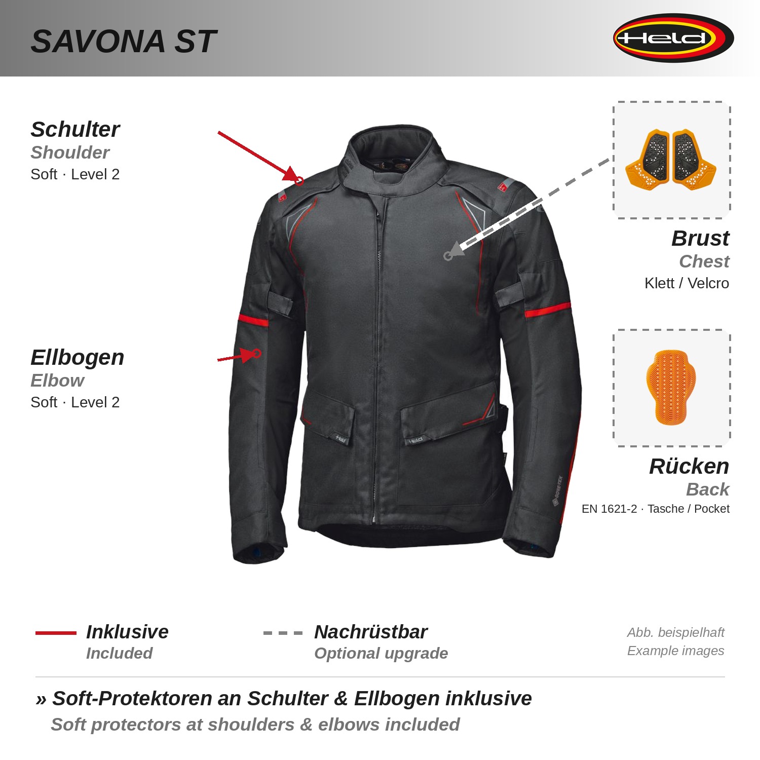 Savona ST Giacca da turismo sportiva