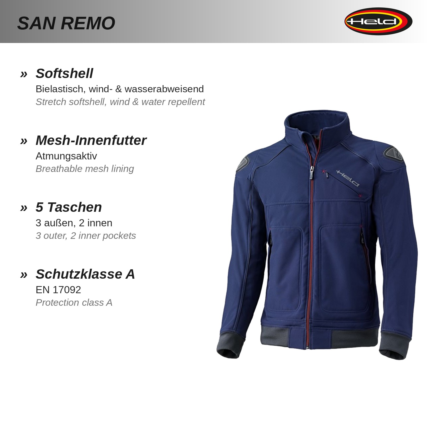 San Remo Softshell Jacke