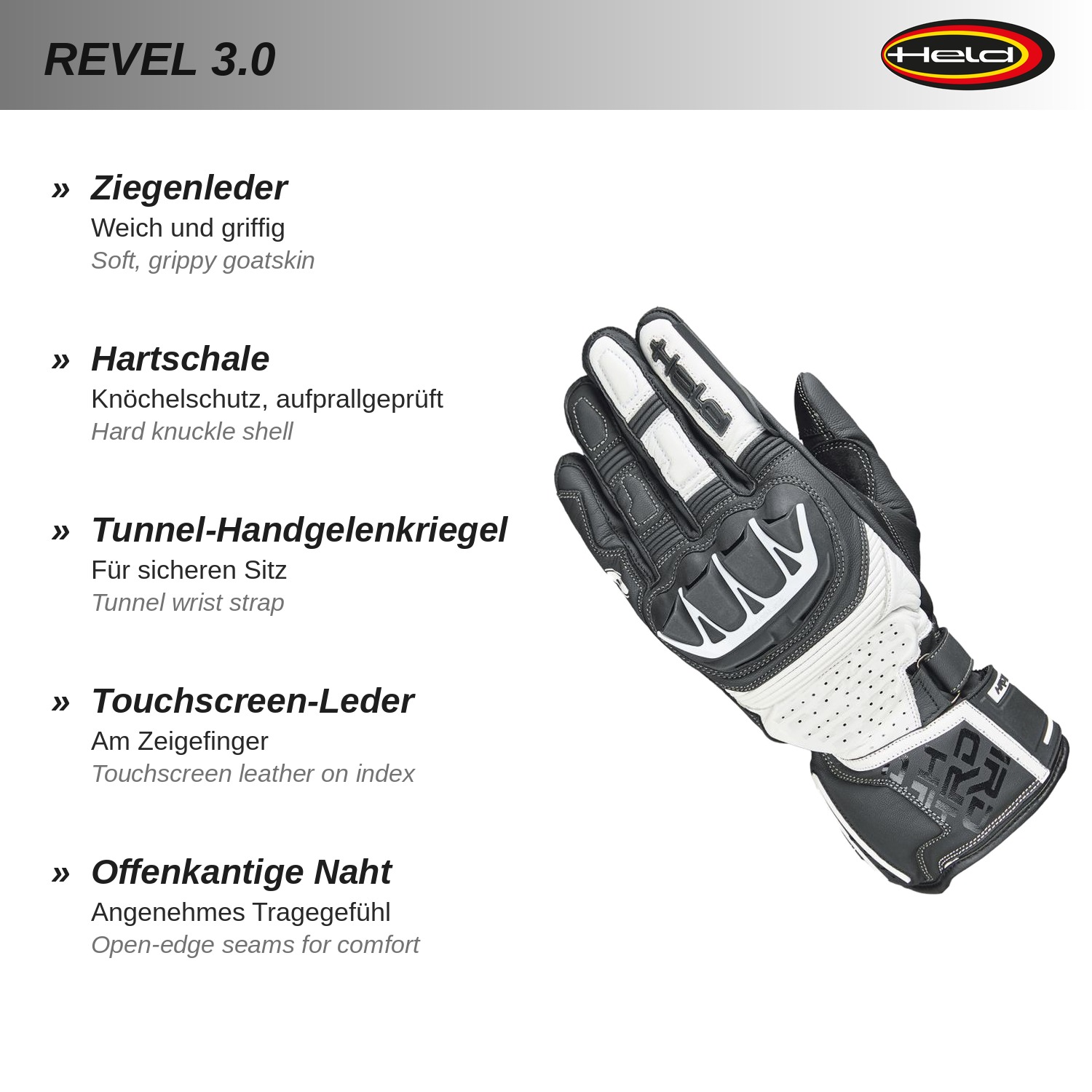 Revel 3.0 Sporthandschuh 