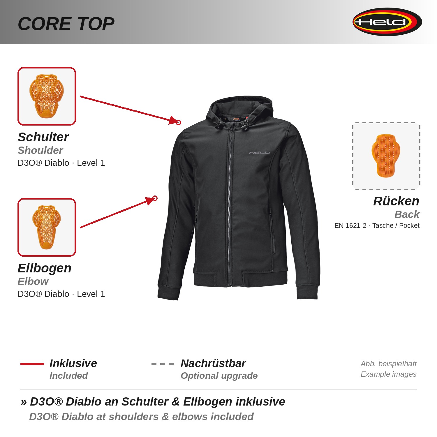 Core Top Chaqueta softshell