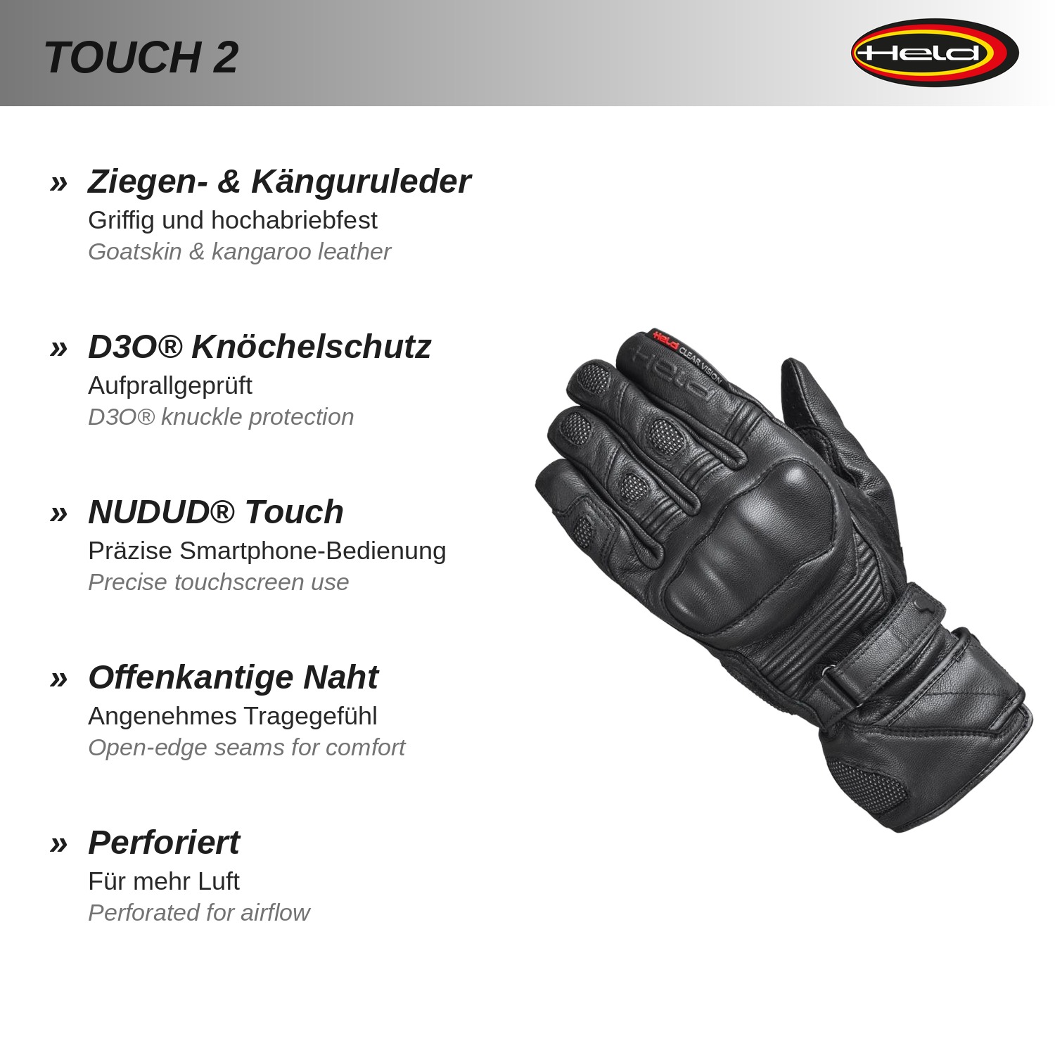 Touch 2 Gants de randonnée
