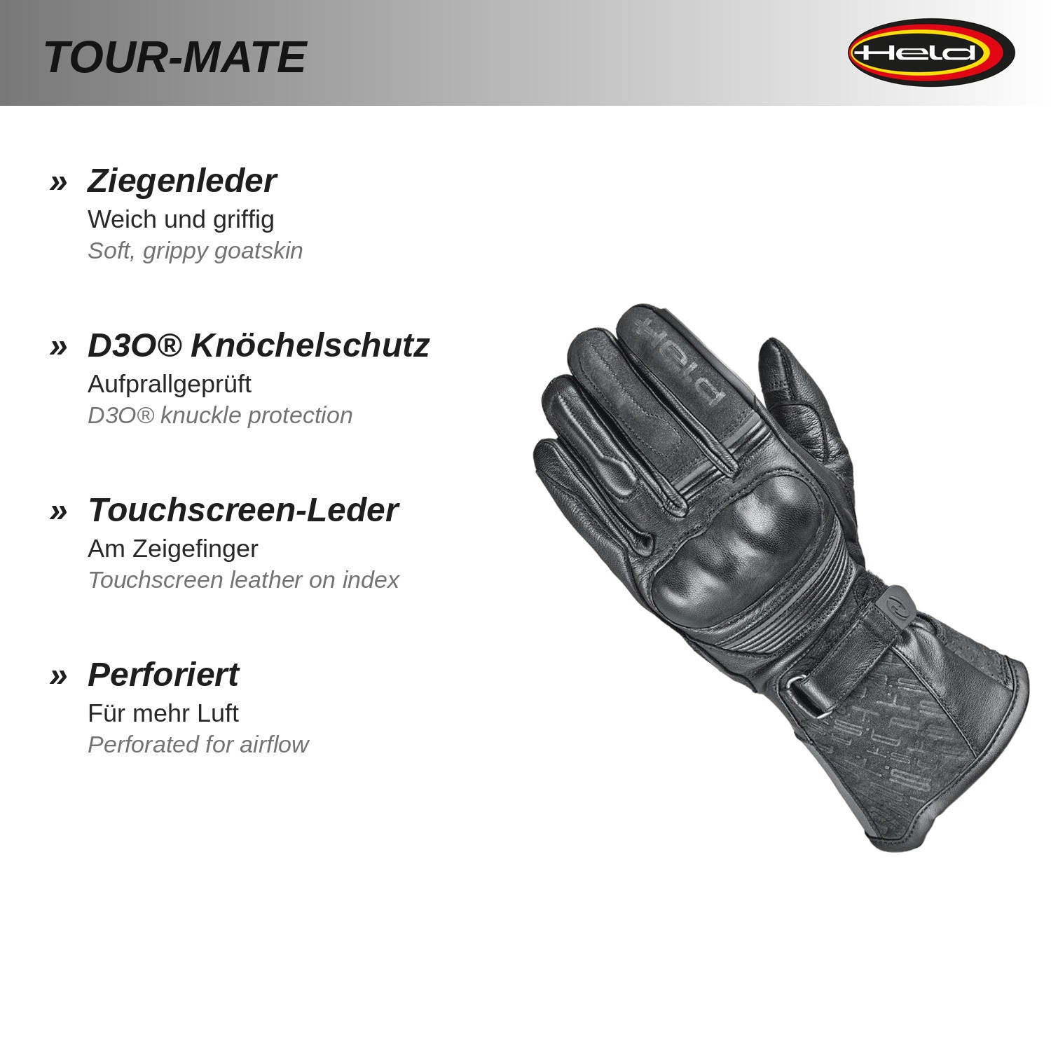 Tour-Mate Guanto touring 