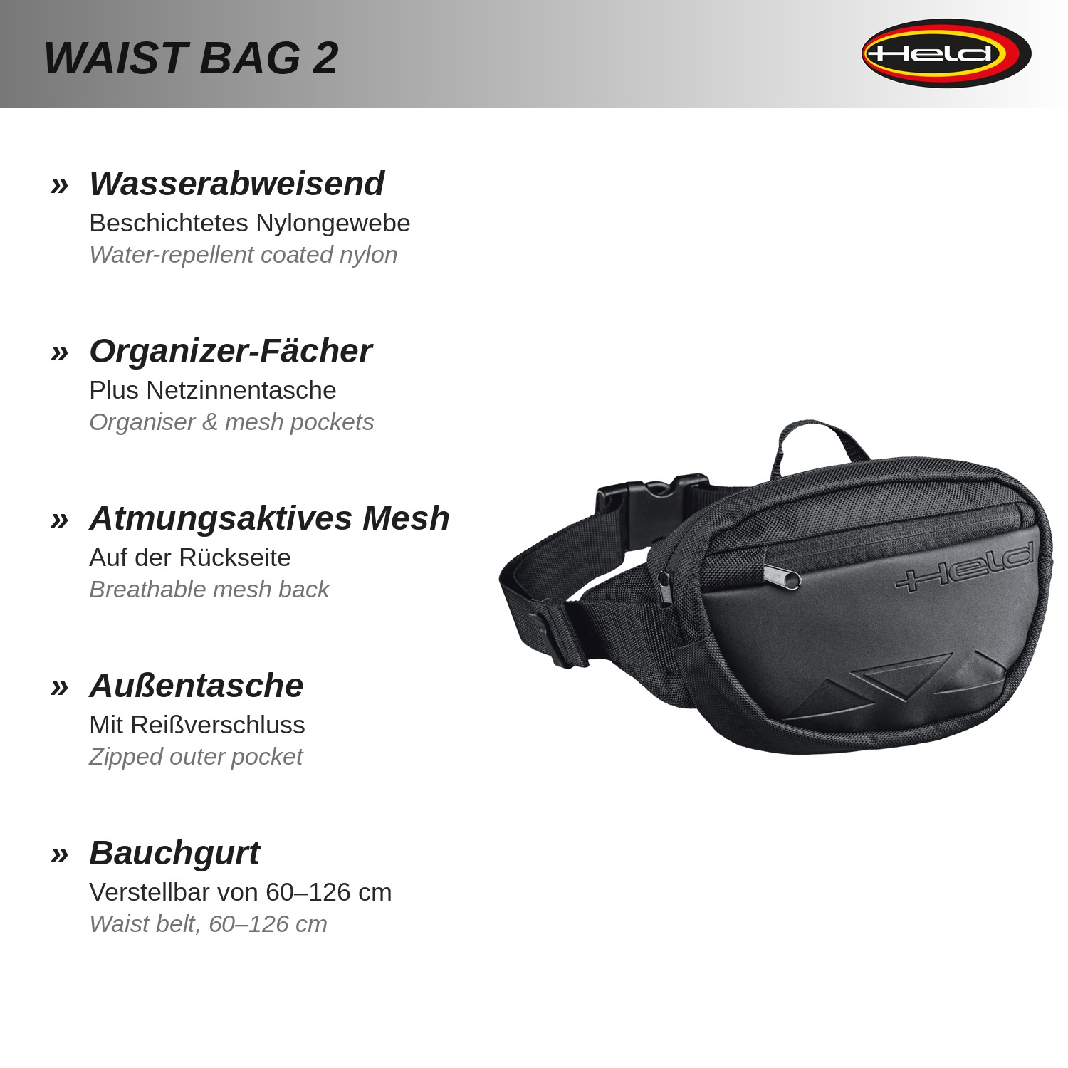 Waist Bag 2 Sac de ceinture