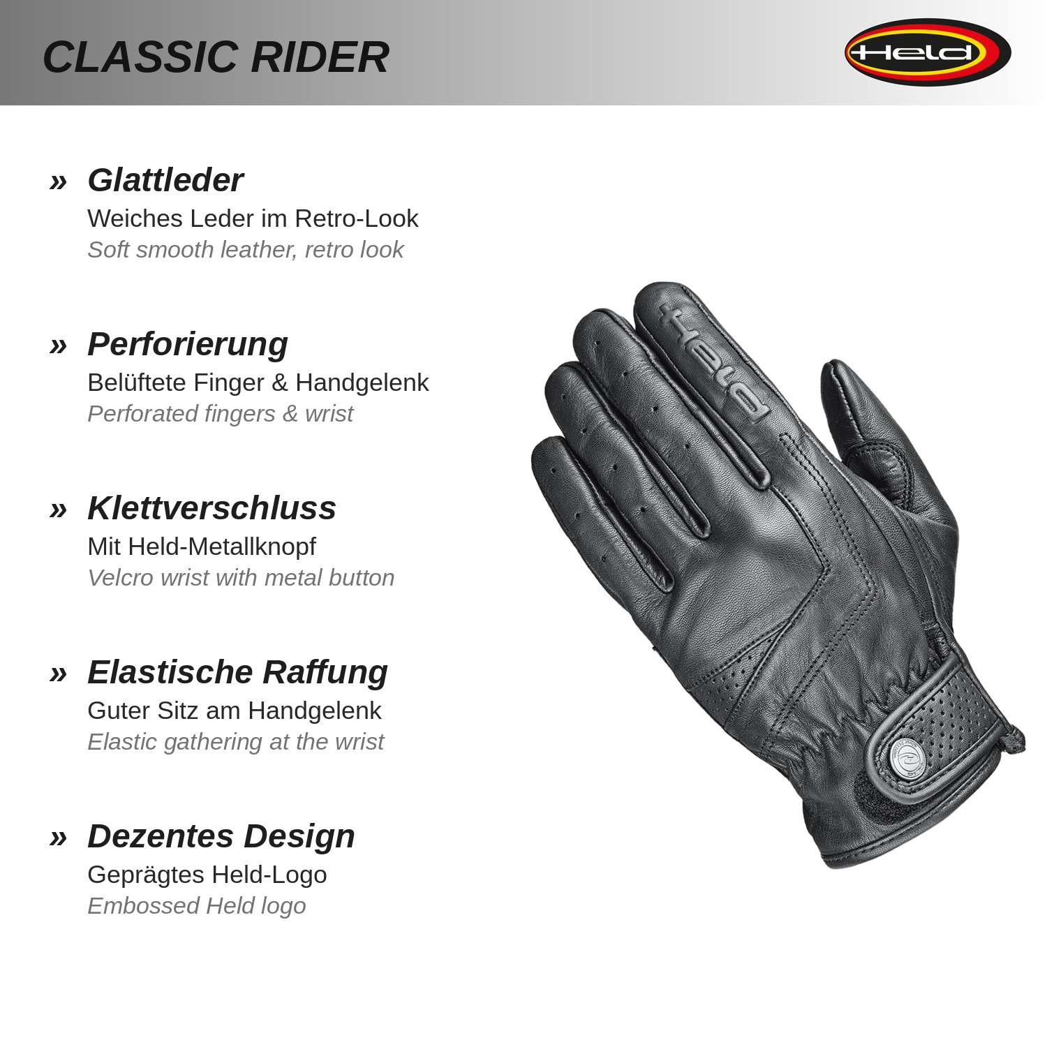 Classic Rider Classic glove