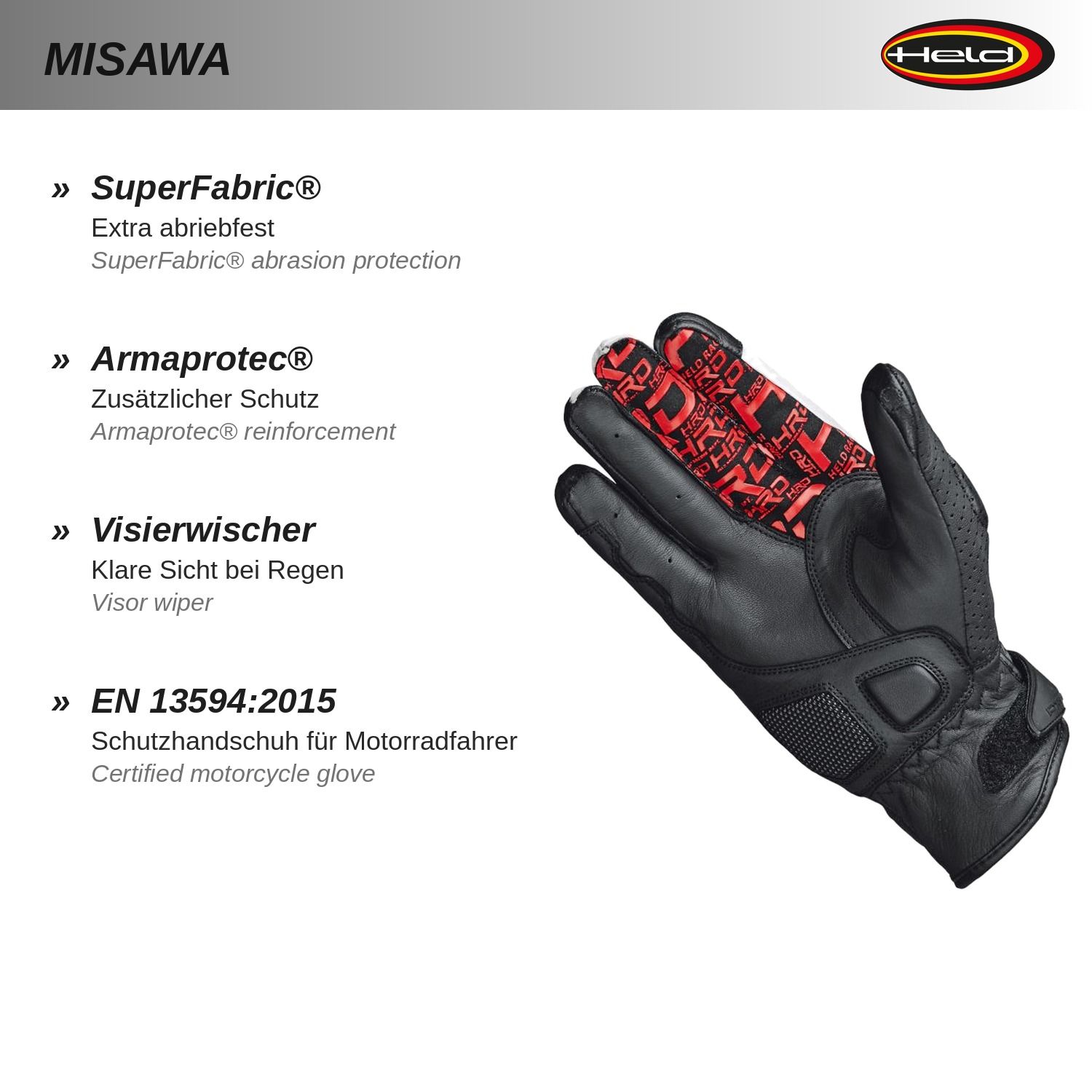 Misawa Sporthandschuh