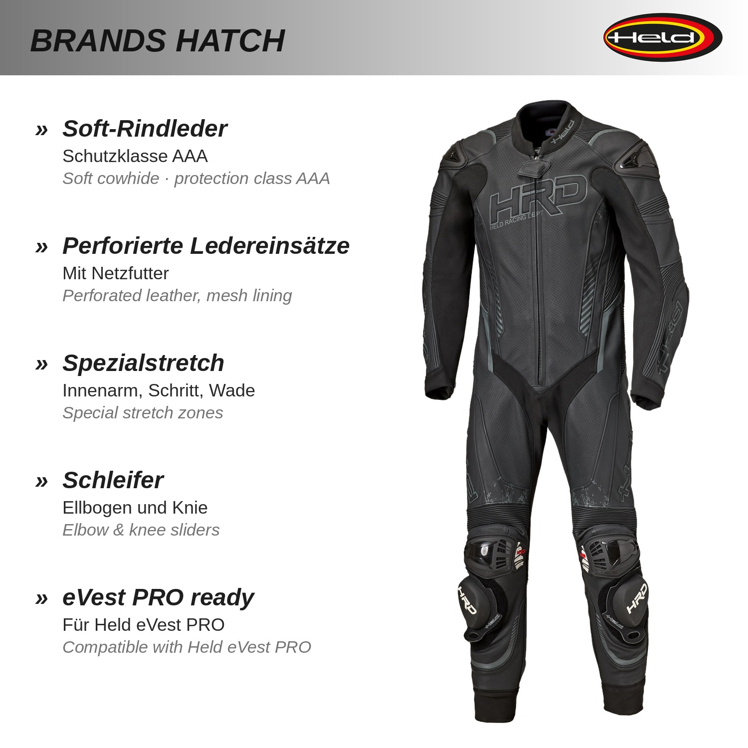 Brands Hatch Combinaison tout cuir