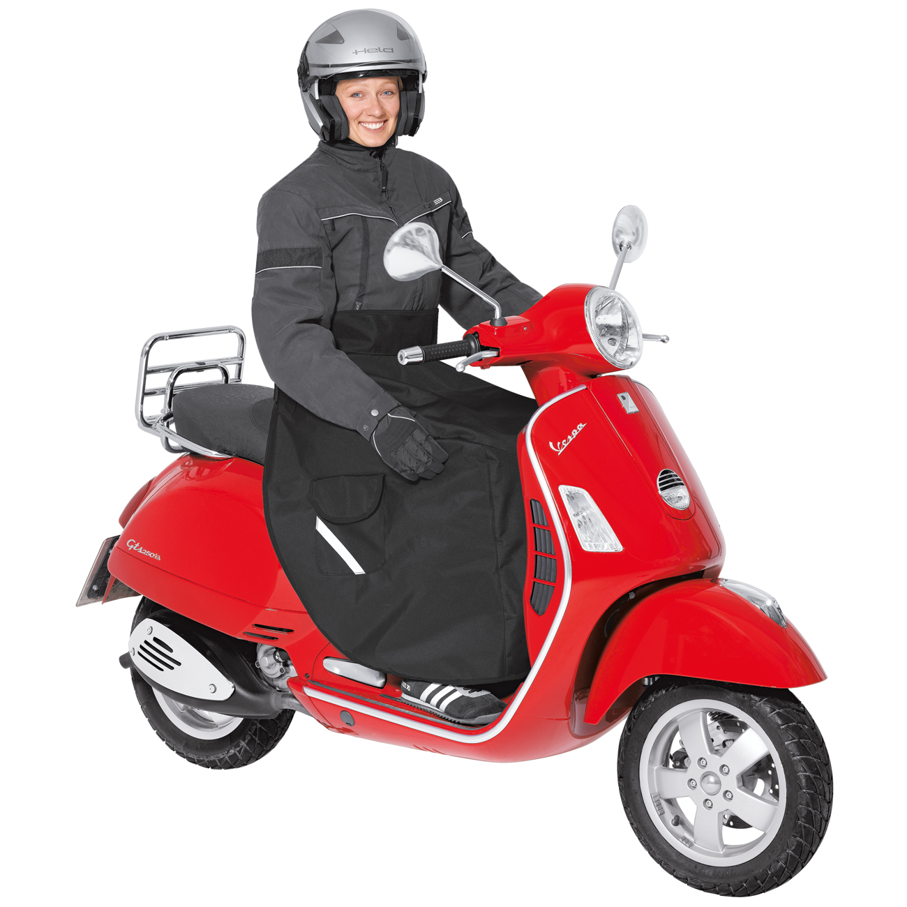 rain protection for scooter with winter fleece