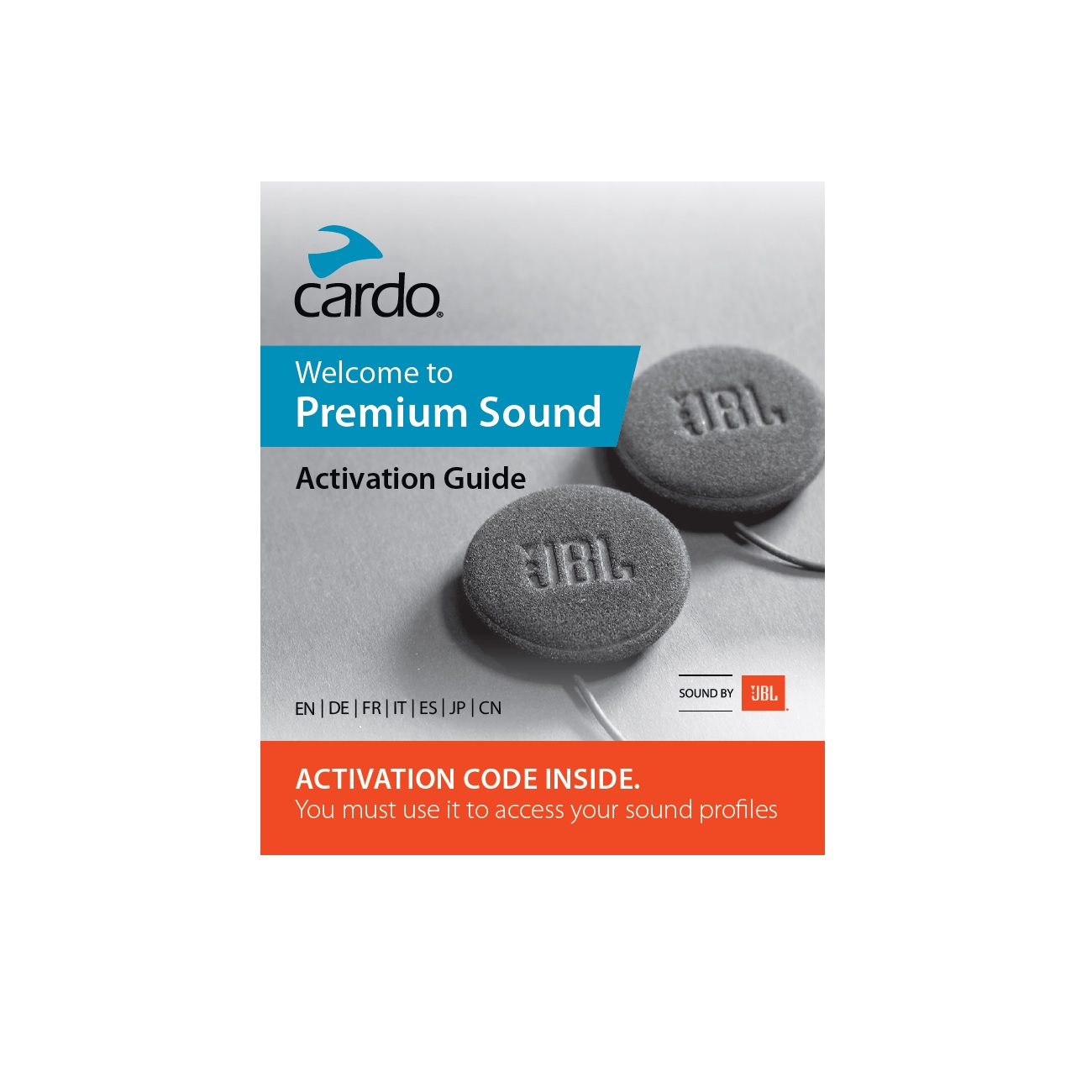 Cardo JBL Audio-Set 45 mm JBL Lautsprecher