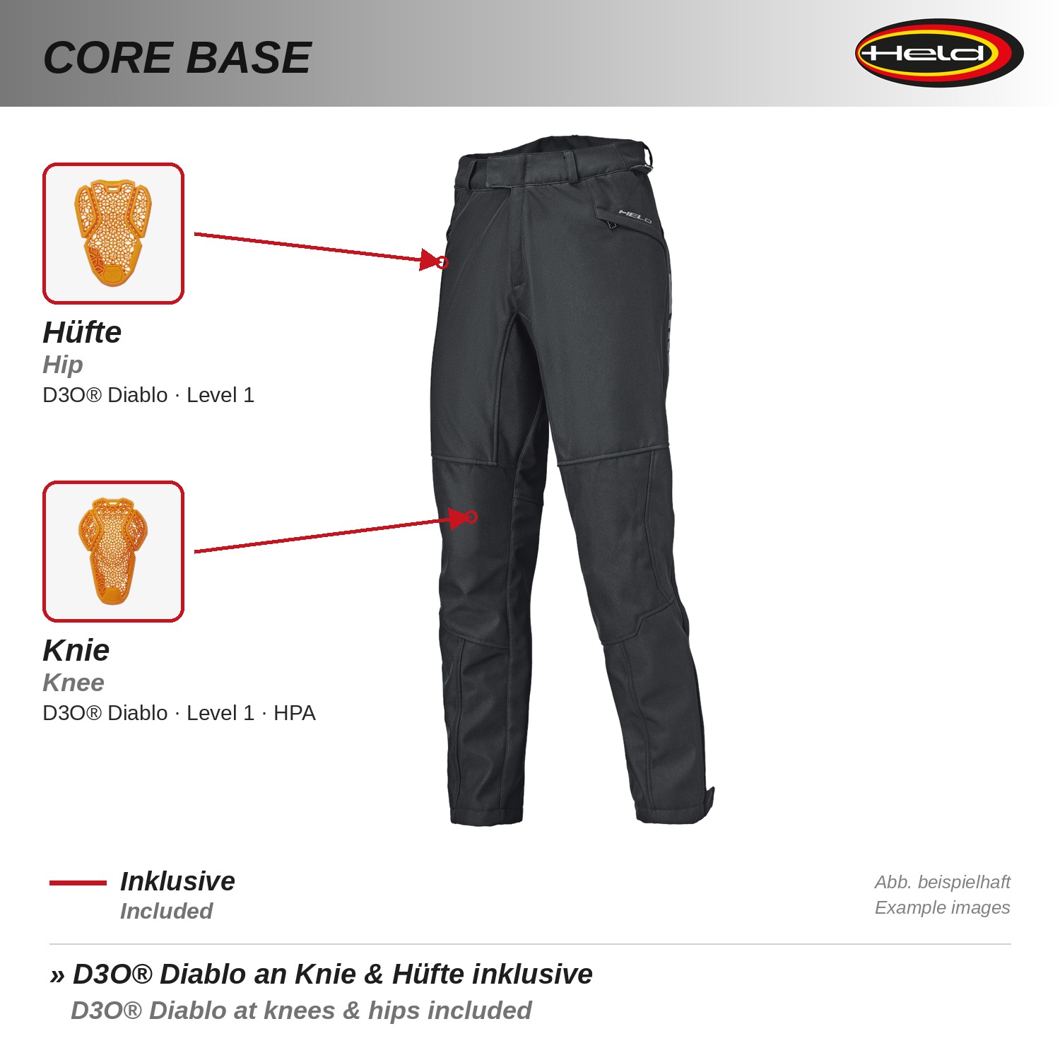 Core Base Pantalones softshell