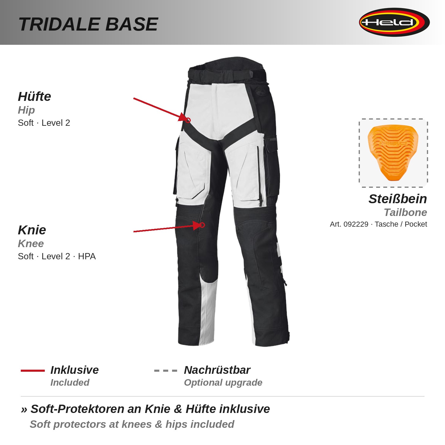 Tridale Base Pantaloni  da avventura