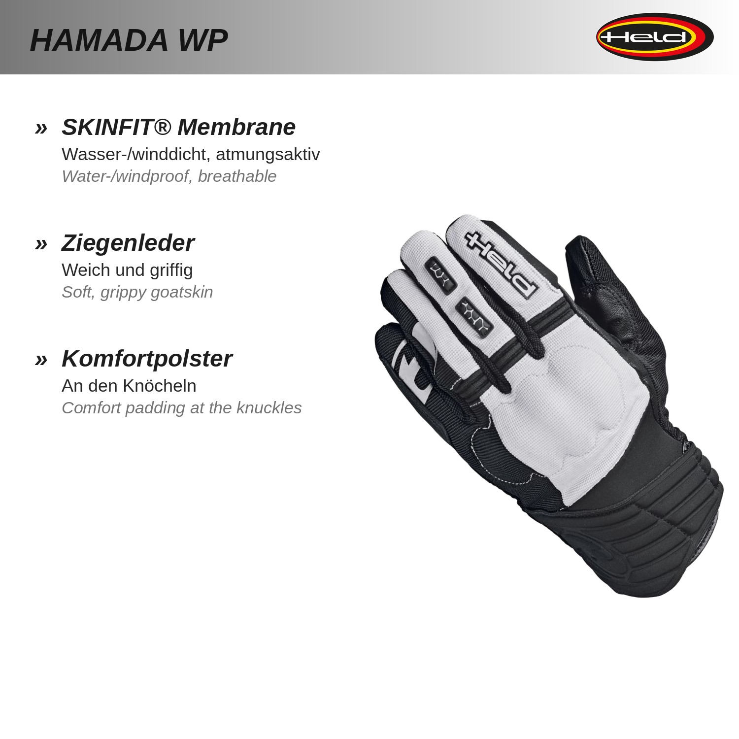 Hamada WP Guante de verano