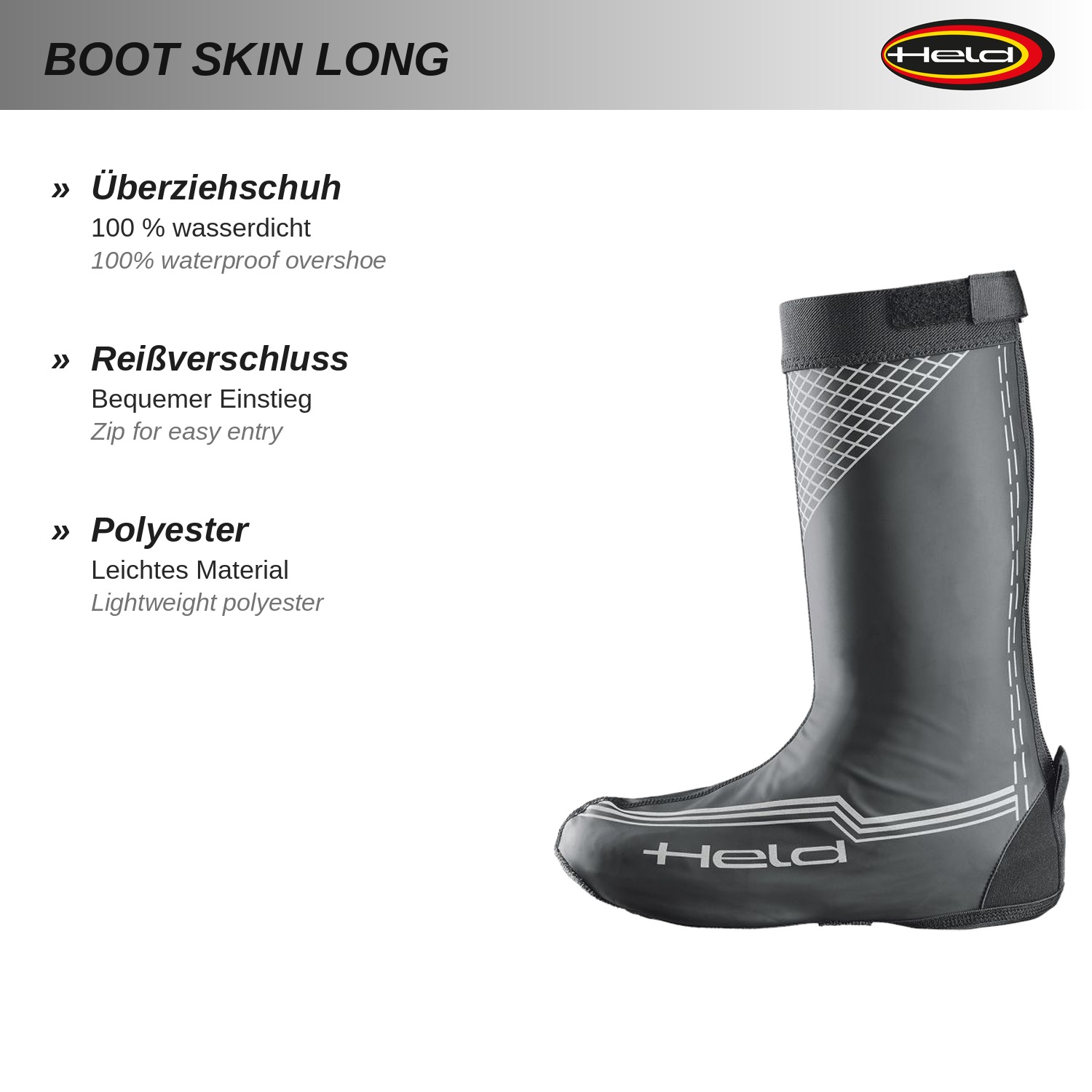 Boot Skin long  Überziehschuh