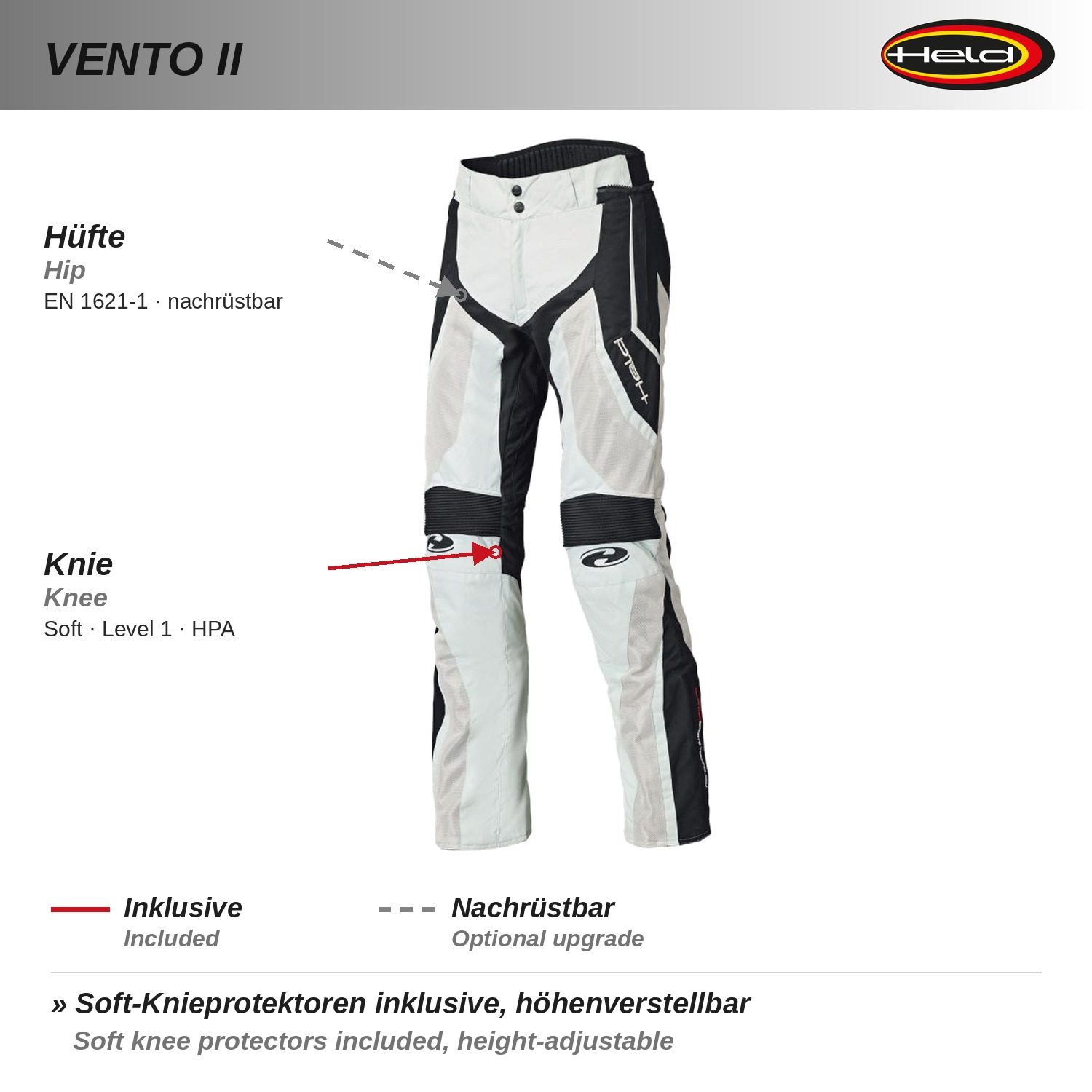 Vento II Sporty mesh trousers