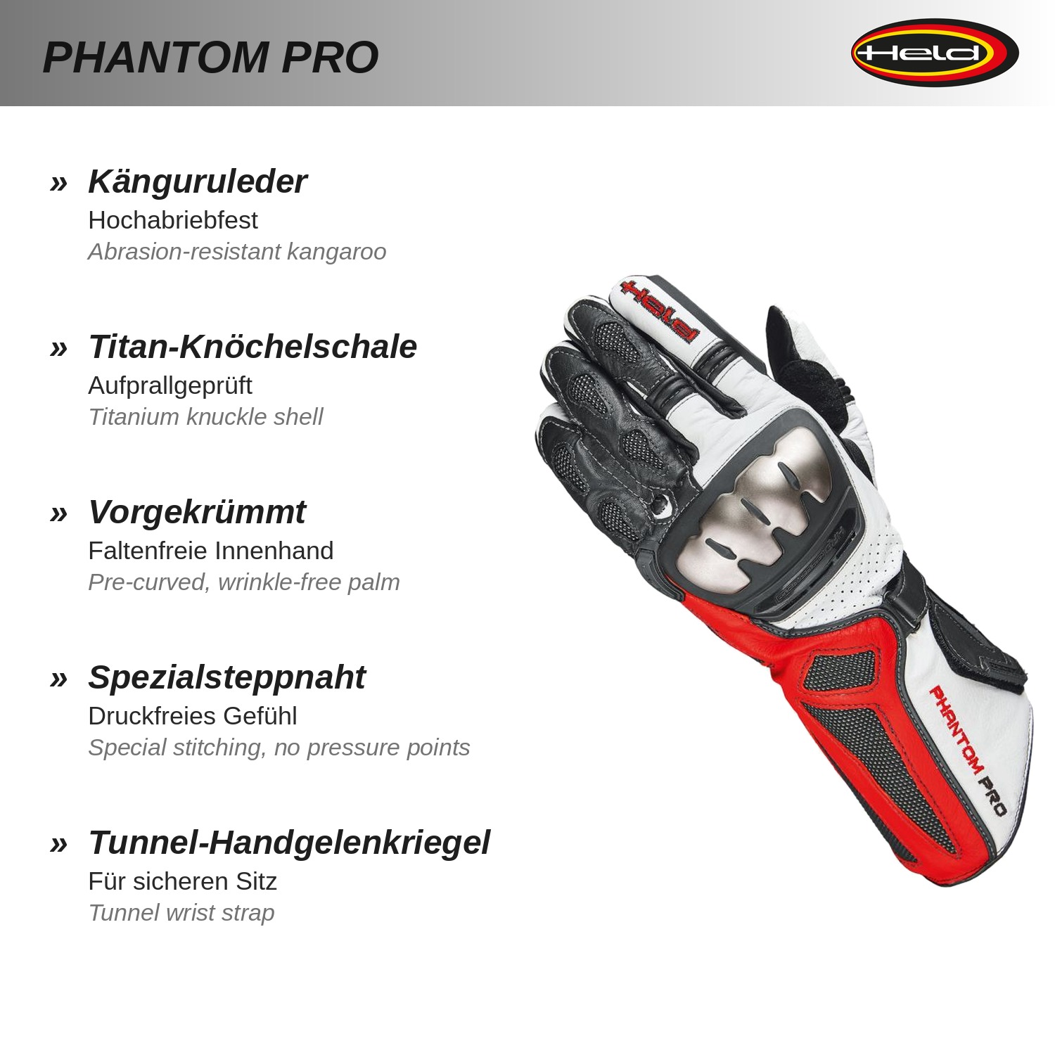 Phantom Pro Sporthandschuh 