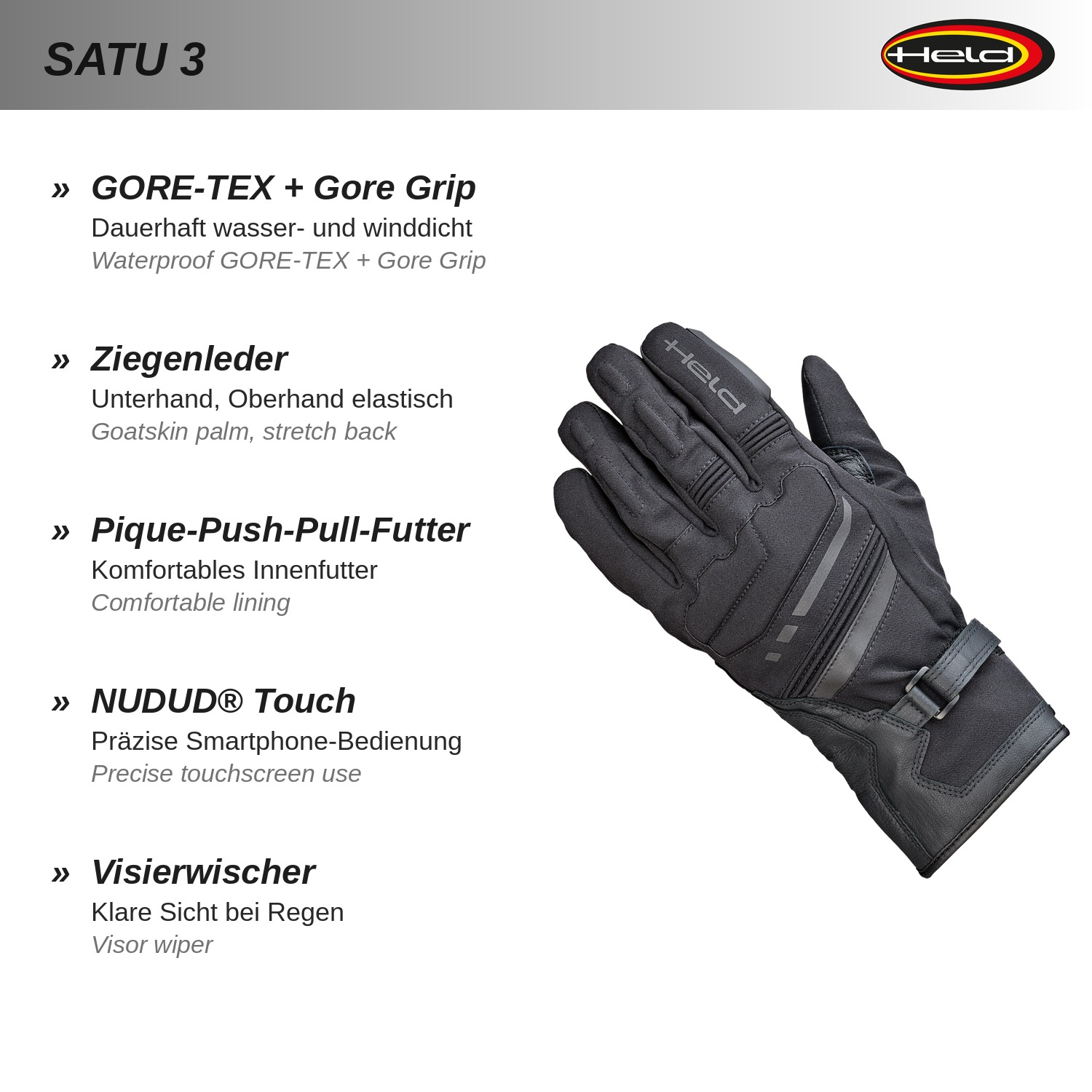 Satu 3 Guanti GORE-TEX + Gore Grip