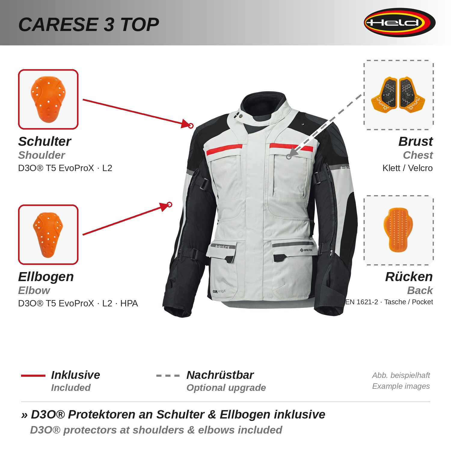 Carese 3 Top Adventure touring jacket