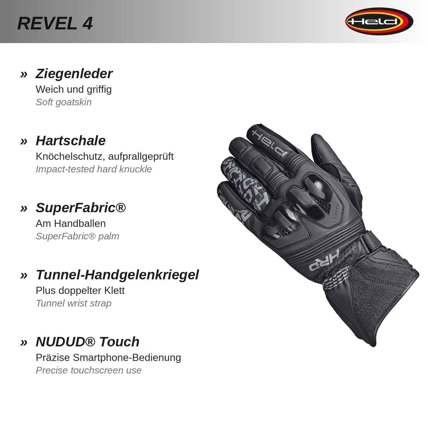 Revel 4 gant de sport