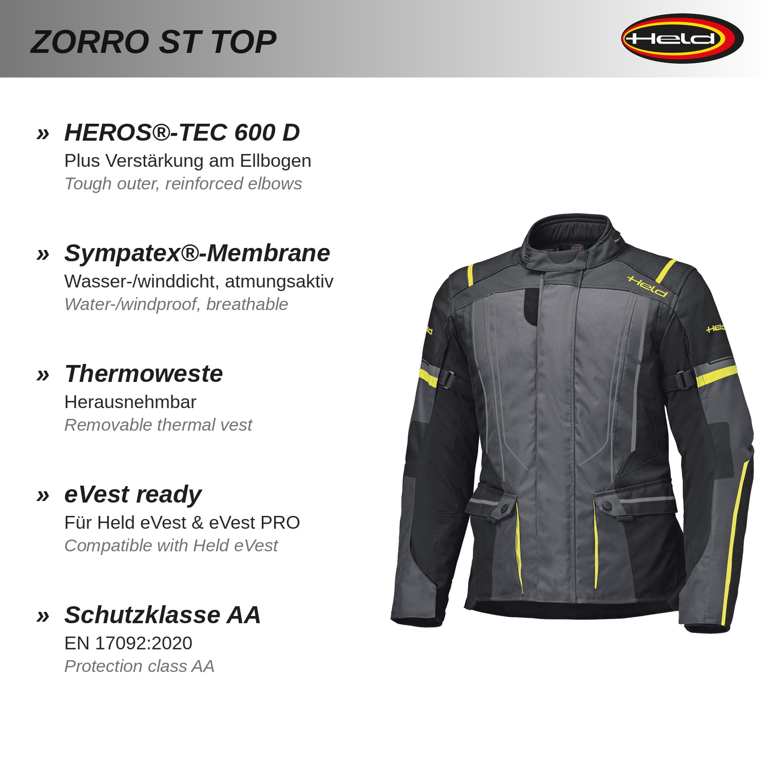 Zorro ST Top Tourenjacke