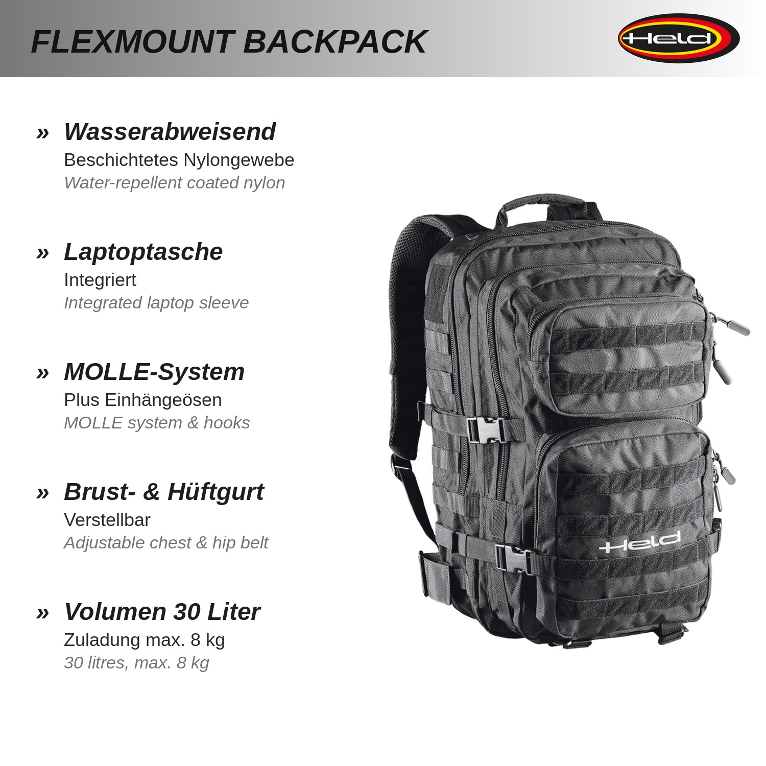 Flexmount Backpack Backpack