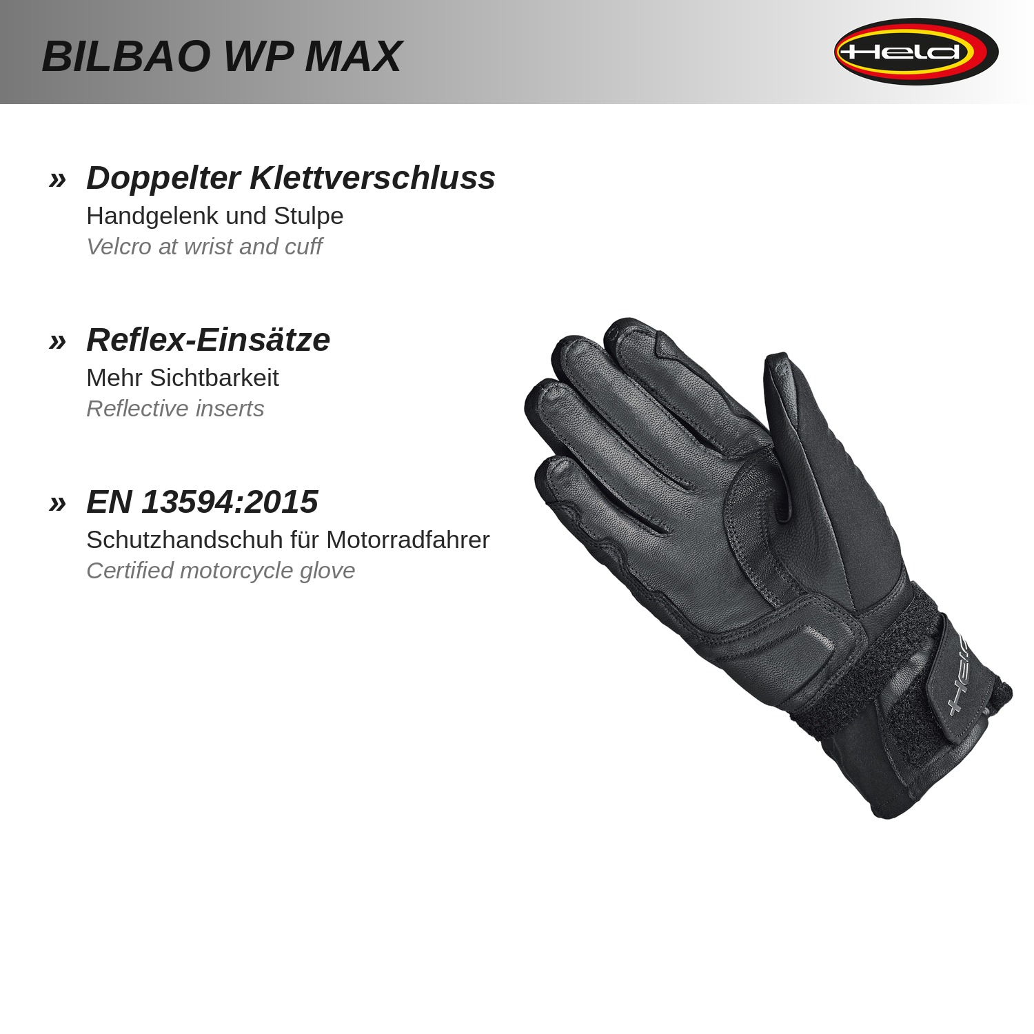 Bilbao WP Max Guanti da escursione
