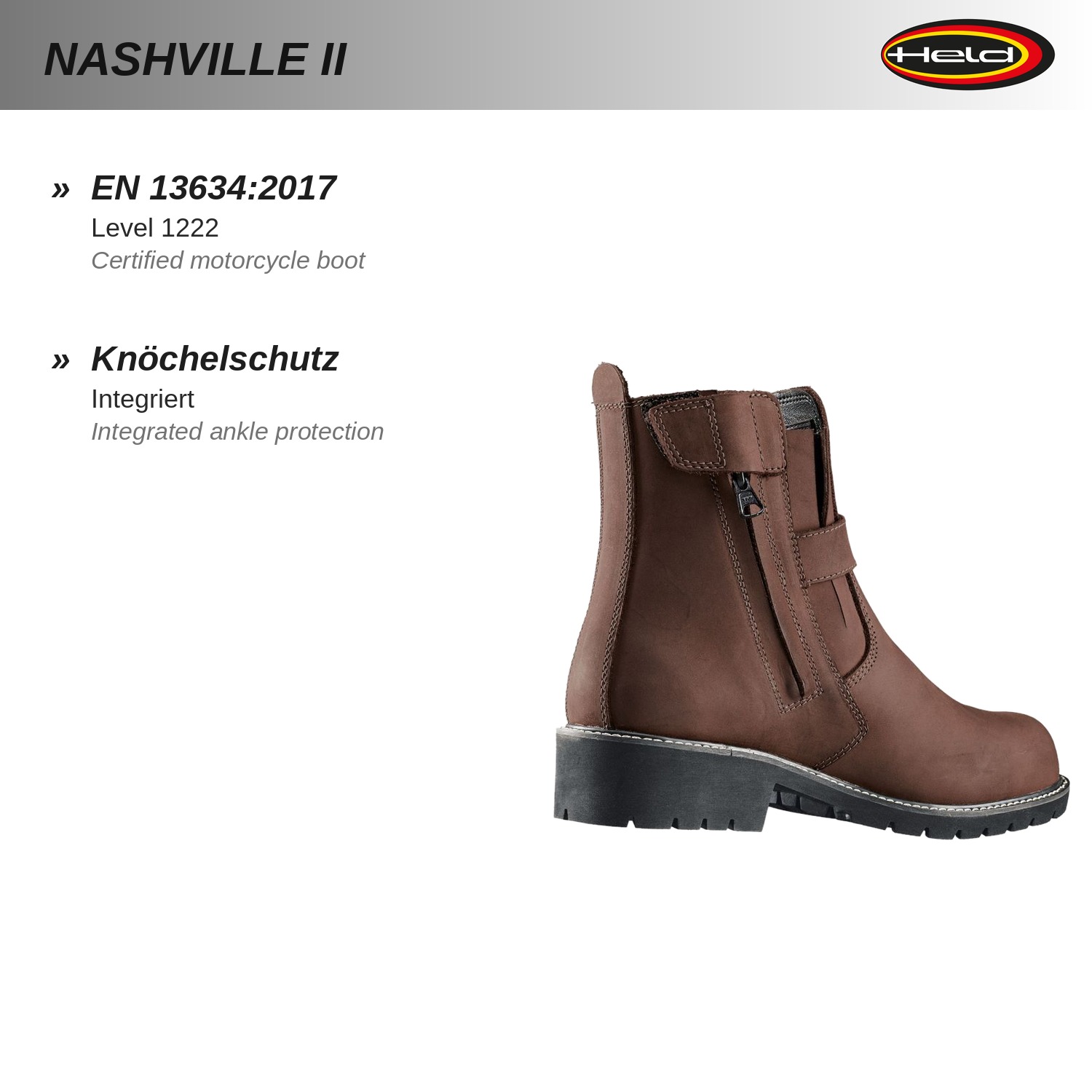 Nashville II Stivale basso