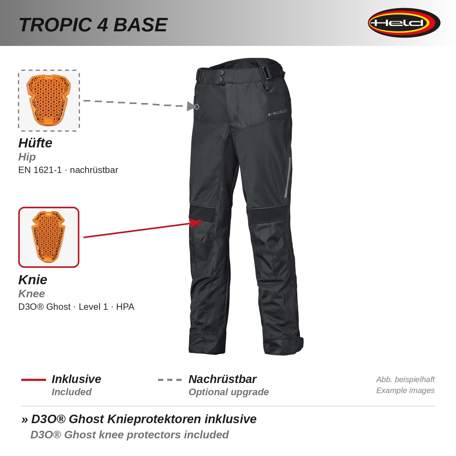 Tropic 4 Base pantalon de sport en maille