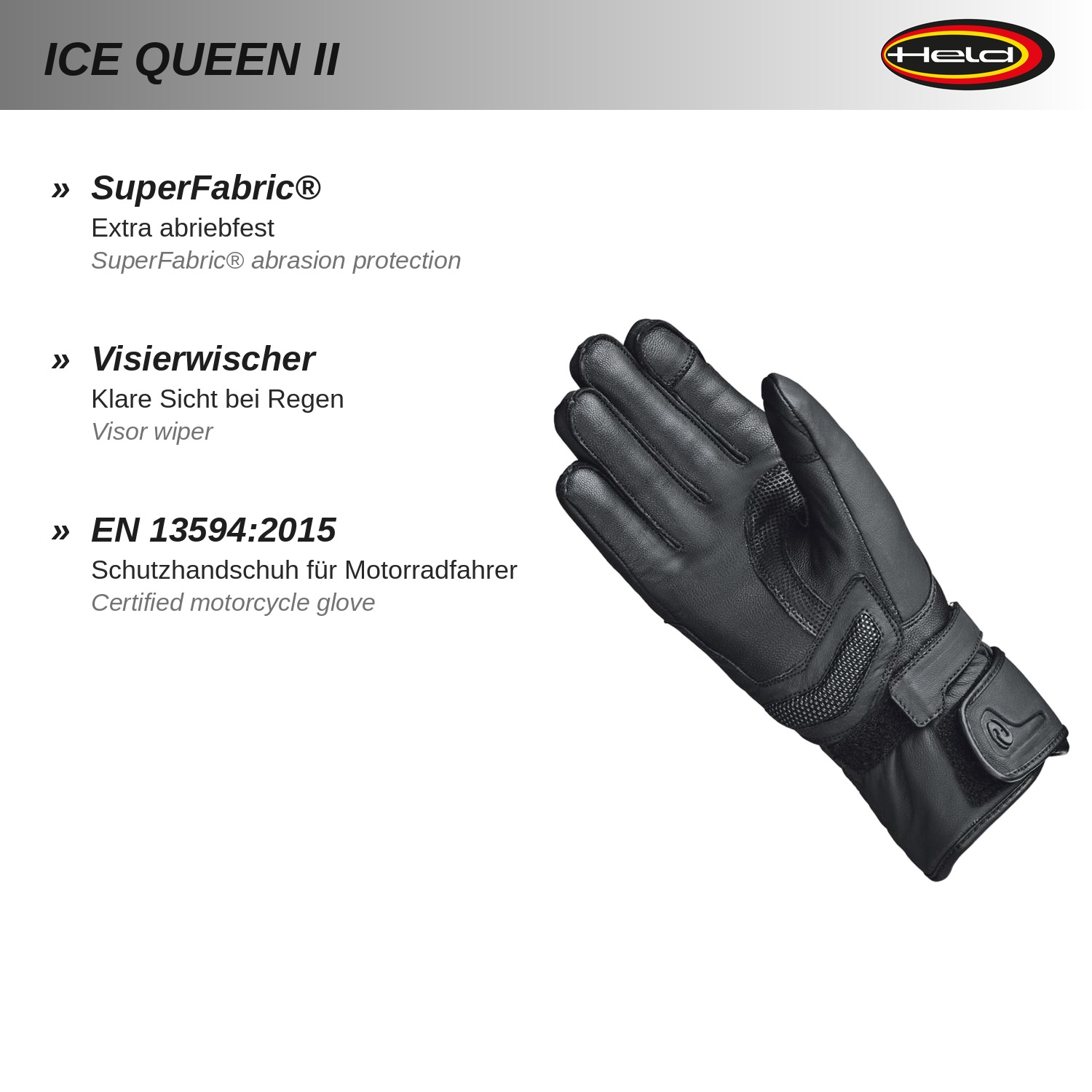 Ice Queen II Guanto touring da donna