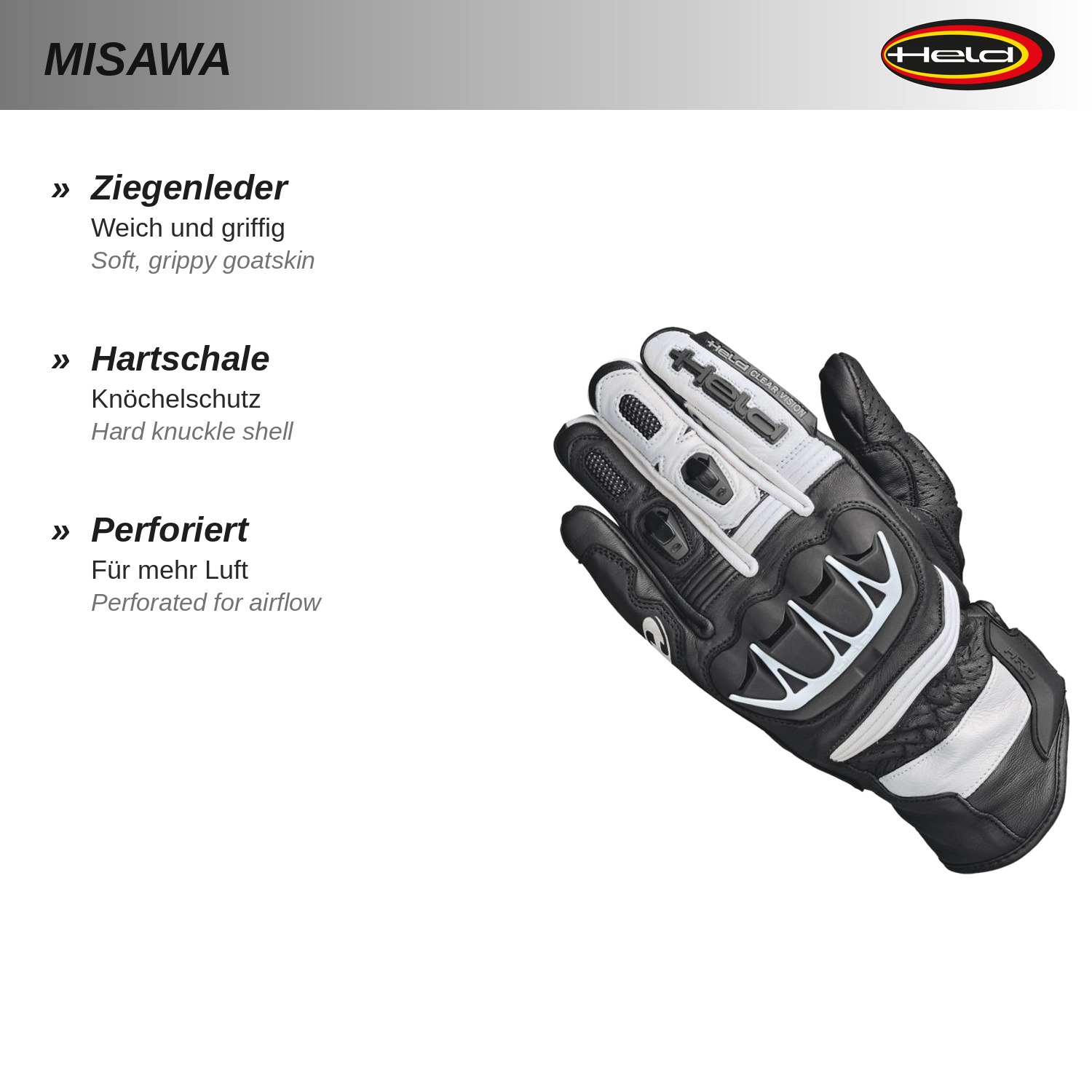 Misawa Sporthandschuh