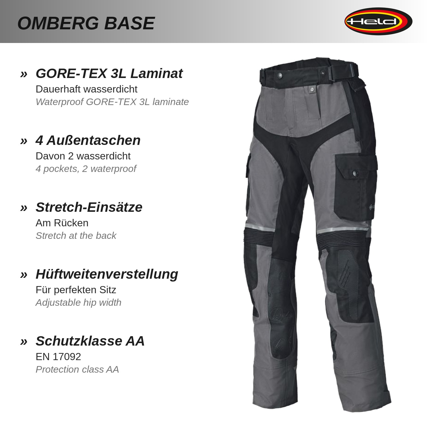 Omberg Base Pantalone touring 