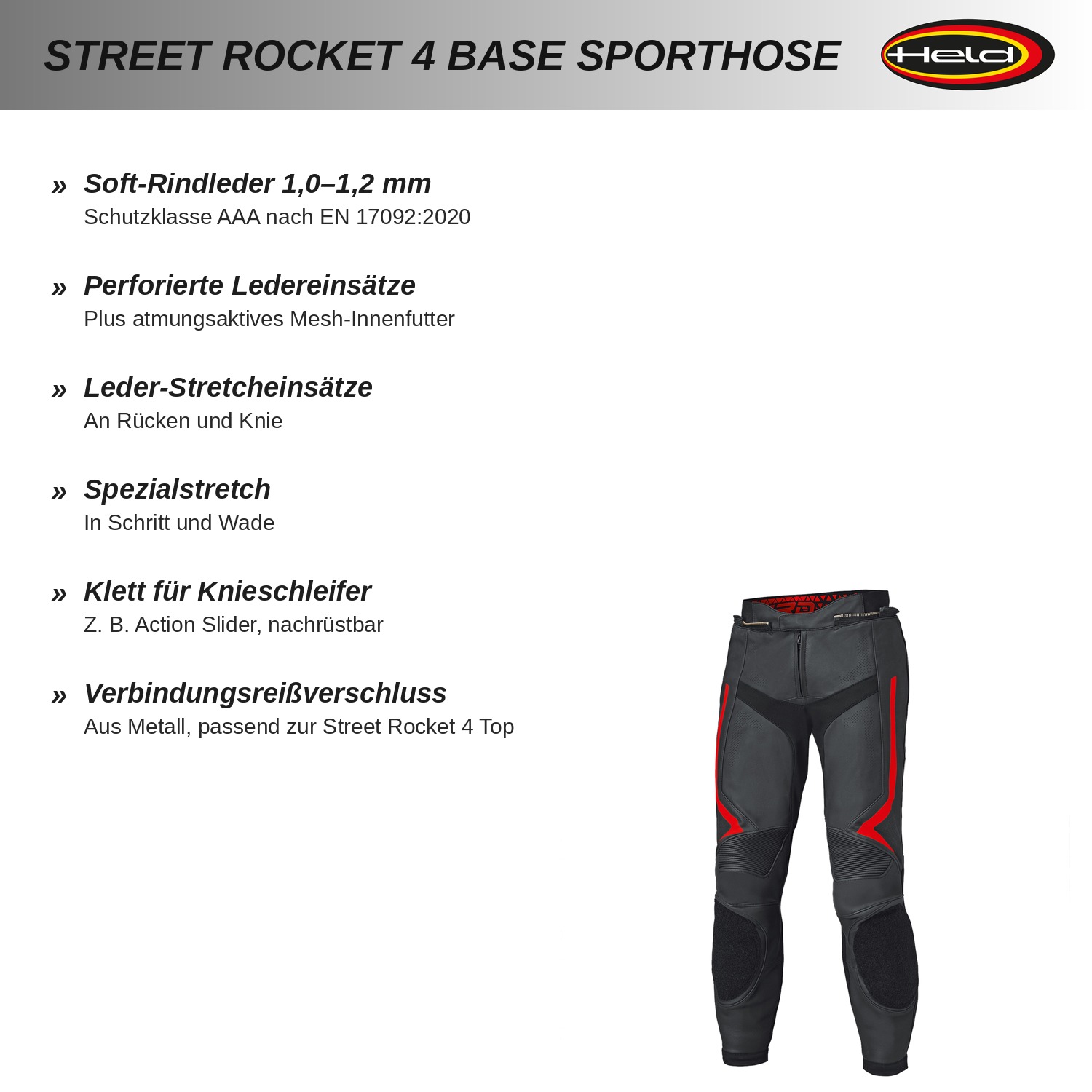 Street Rocket 4 Base Sporthose