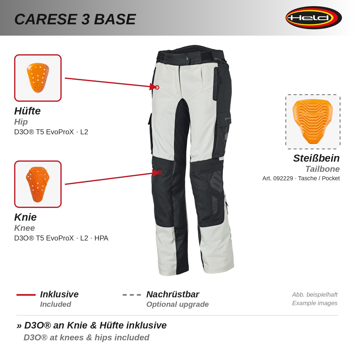 Carese 3 Base Adventure touring trousers