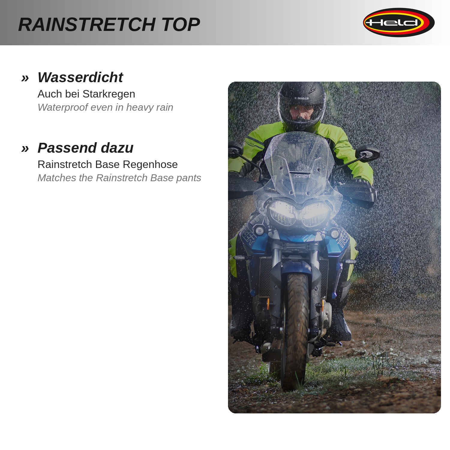 Rainstretch Top Regenjacke